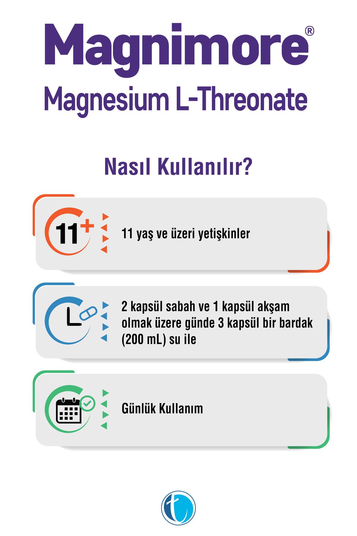 Magnesium L-threonate 60 Bitkisel Kapsül Magnezyum L-treonat - 4