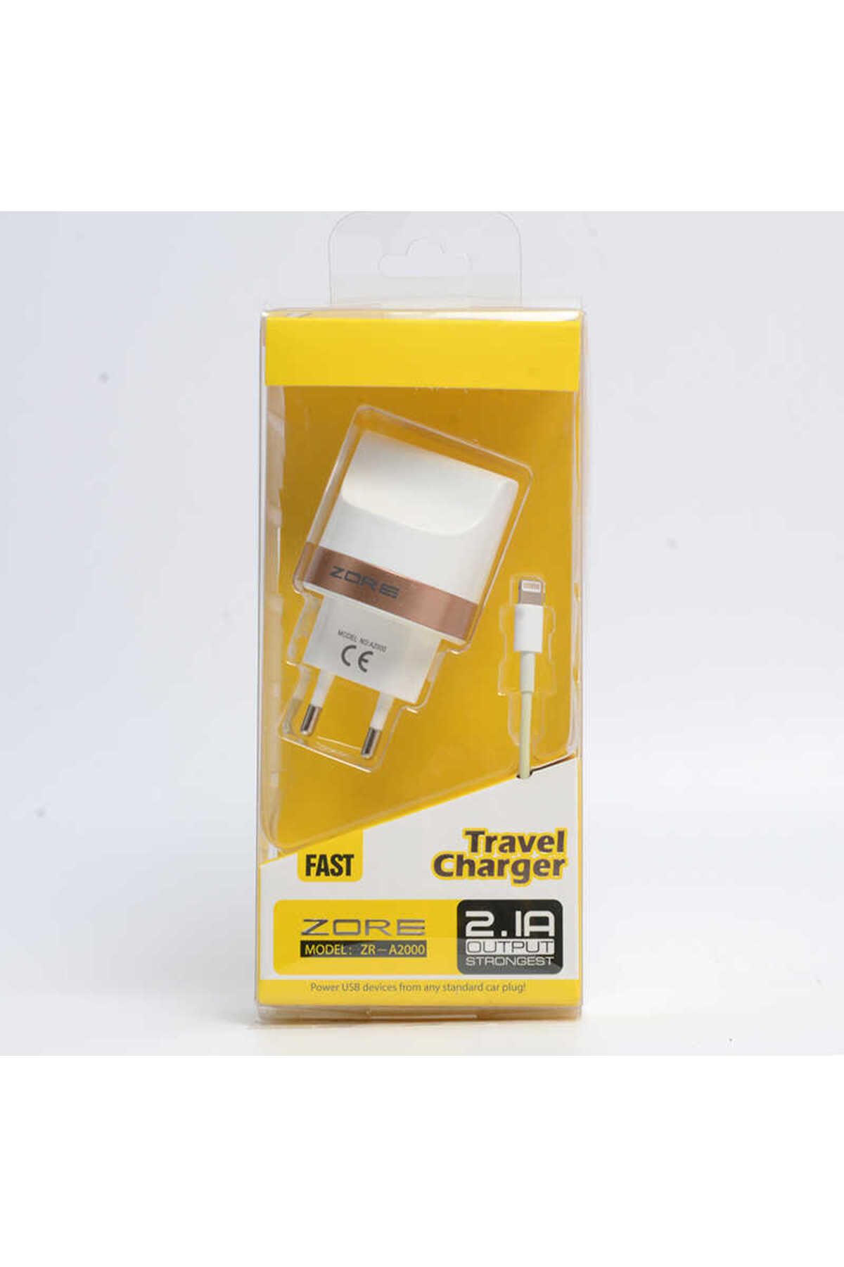 Sevela SVL Tiger 2000 Mah 2 in 1 Lightning Ev Şarj Seti - Beyaz
