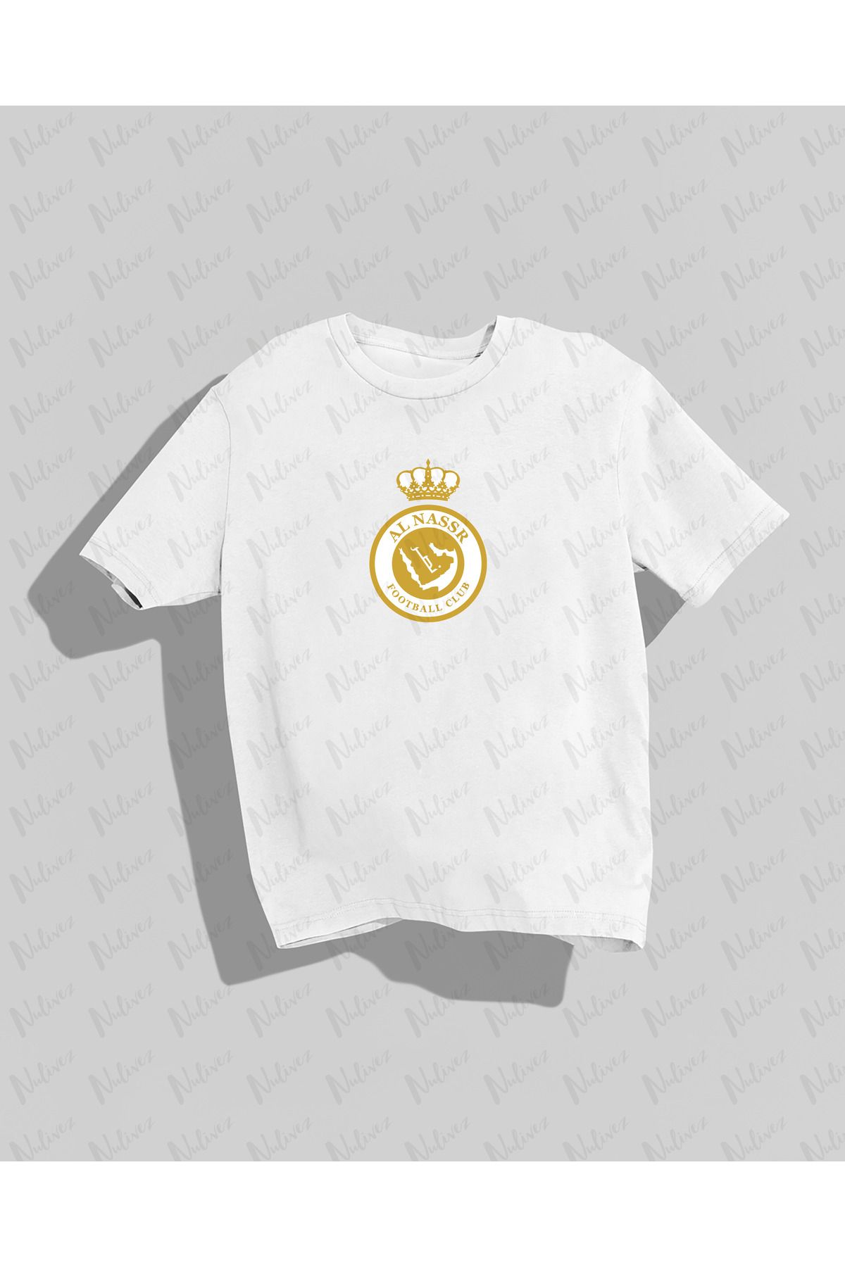 Nulivez AL-NASSR Tasarımı Baskılı Yüksek Kalite Kompakt Unisex Oversize T-Shirt