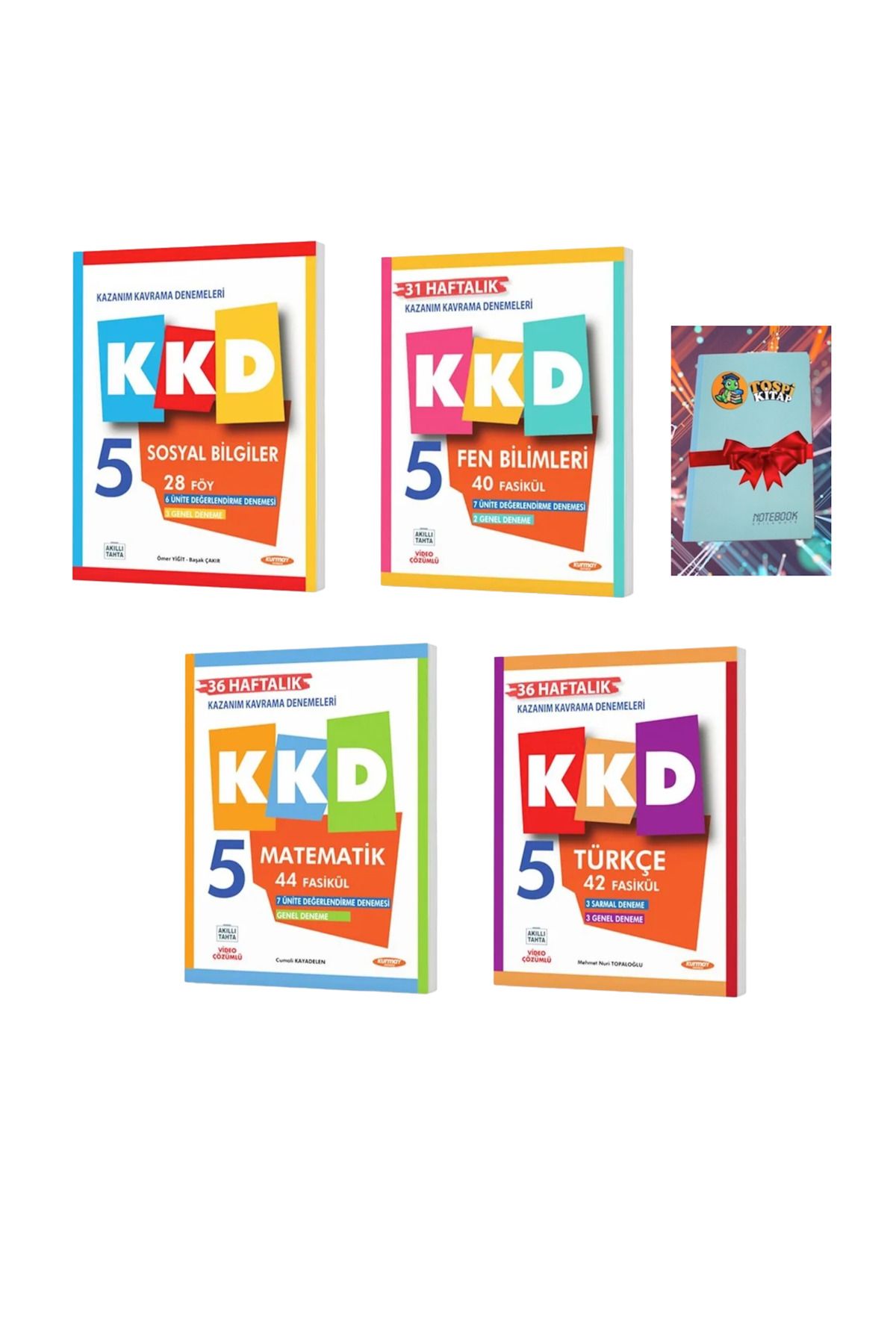 Fenomen Yayıncılık 5 FULL SETT Haftalık Kazanım Kavrama (DEFTER HEDİYE) ATG