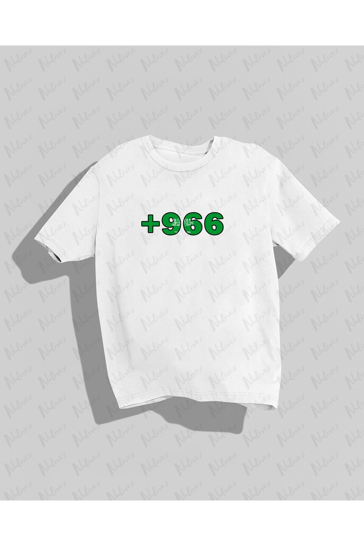Nulivez Saudi Arabia Tasarımı Baskılı Yüksek Kalite Kompakt Unisex Oversize T-Shirt
