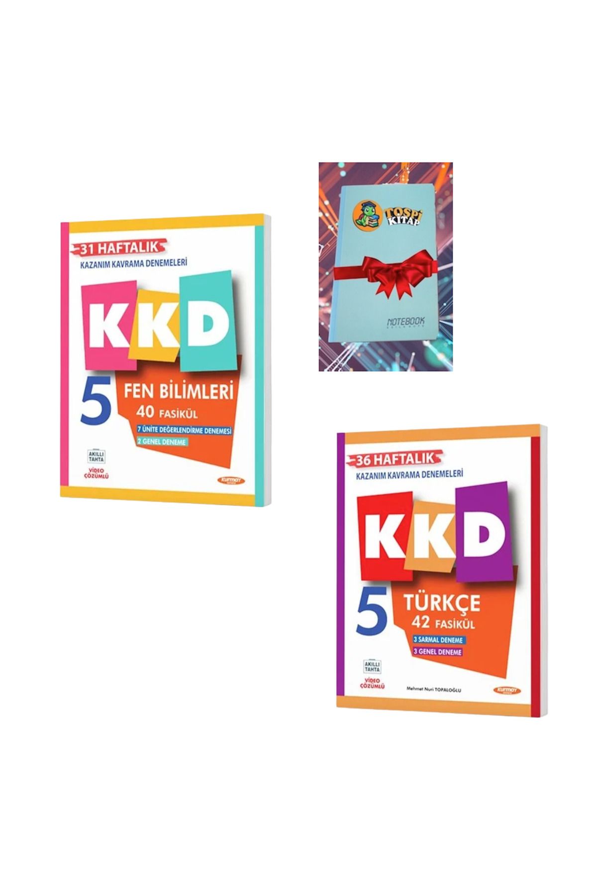 Fenomen Yayıncılık 5 FEN BİLİMLERİ + TÜRKÇE Haftalık Kazanım Kavrama (DEFTER HEDİYE) ATG