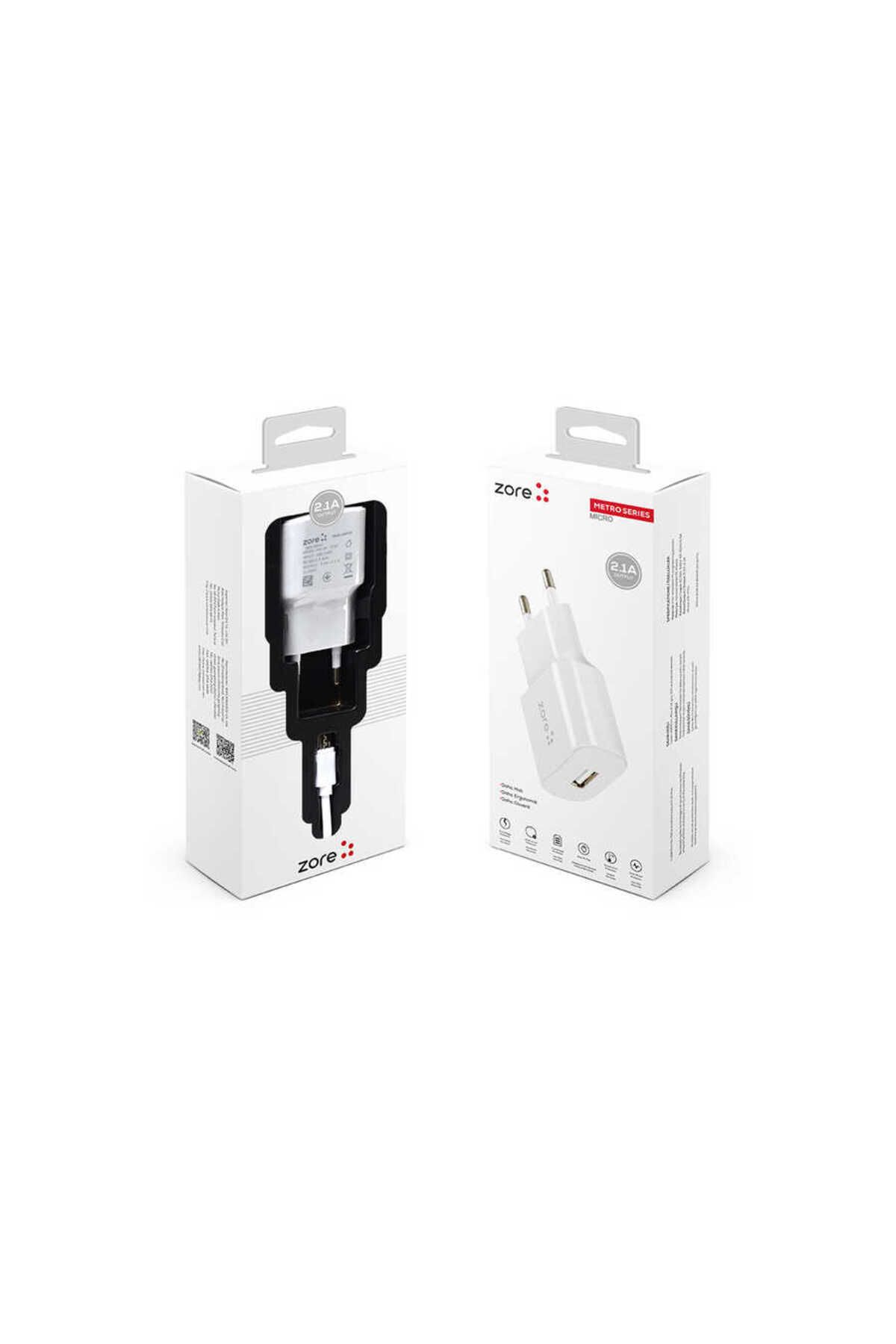 Sevela SVL Metro Serisi ZR-TC01 Micro 2 in 1 Şarj Seti - Beyaz
