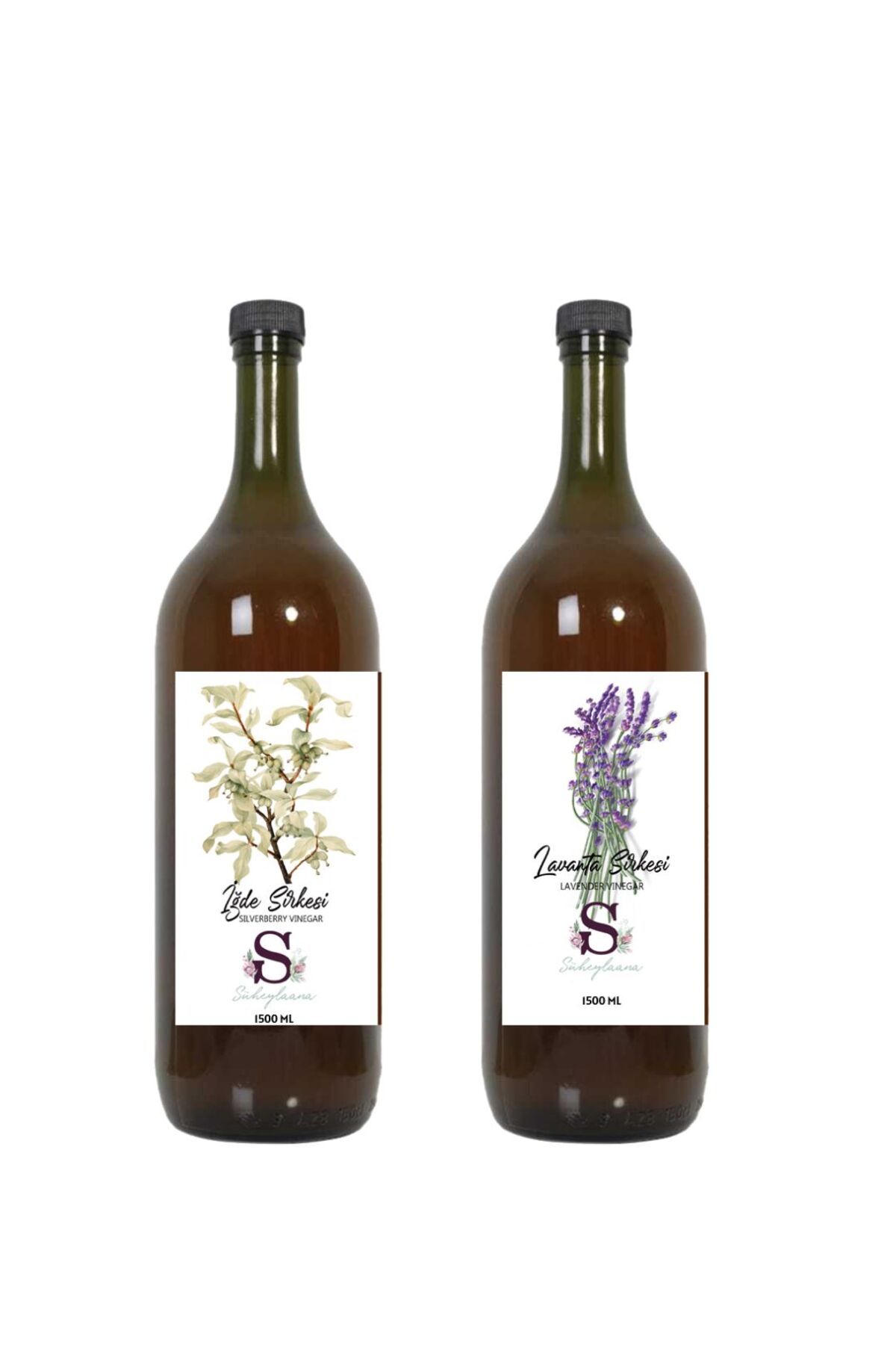Süheylaana Doğal İğde Sirkesi 1500 Ml - Doğal Lavanta Sirkesi 1500 Ml