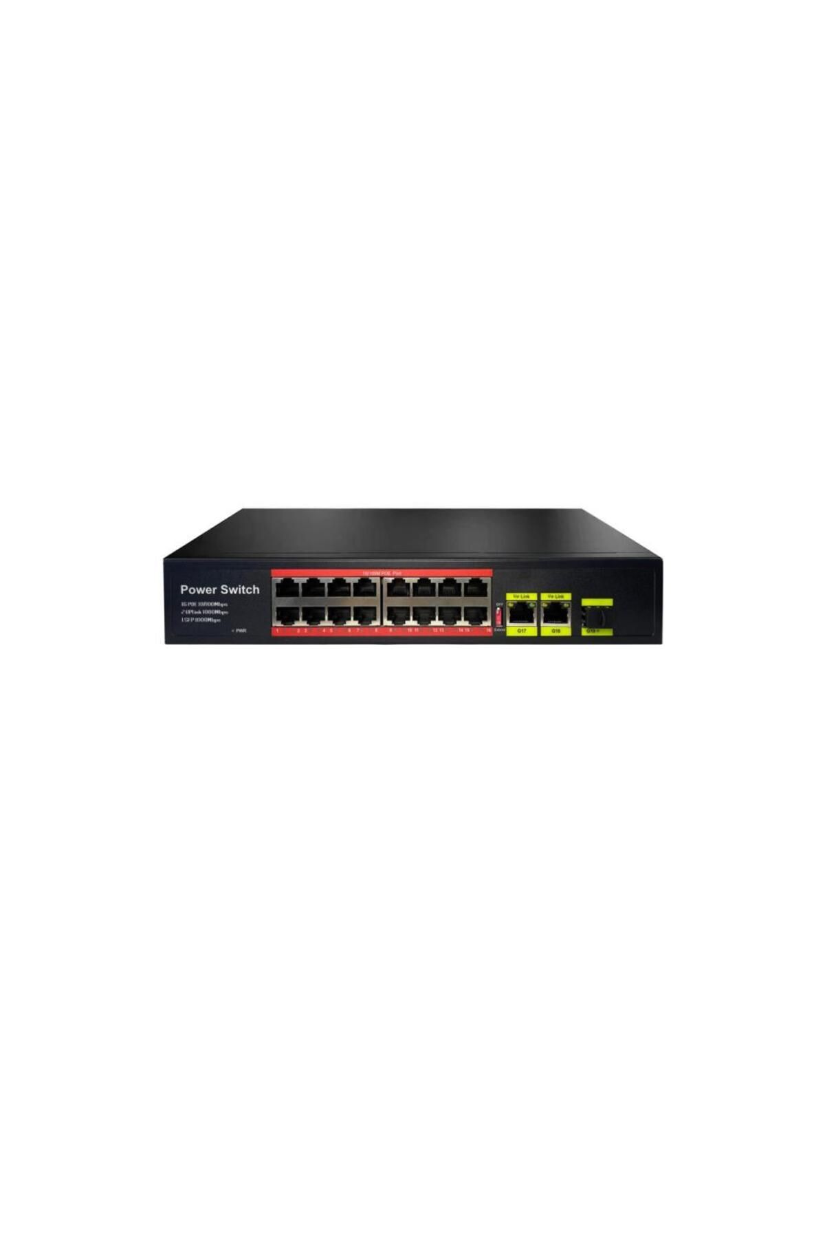 URANIUM POE-1621SFP-200W 16 Port 10/100 2xgigabit RJ45 1xsfp Uplink 200W Poe Switch