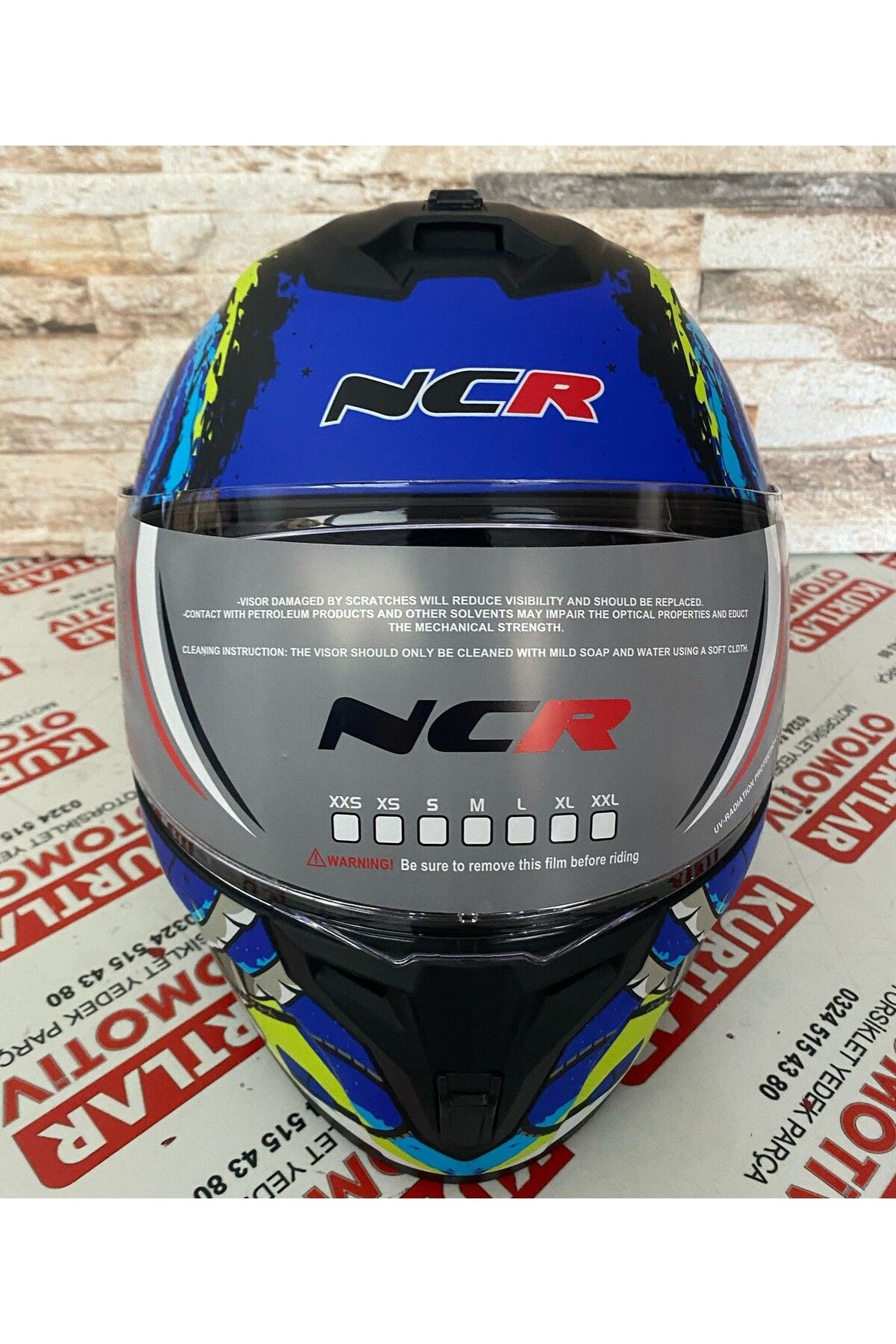 NCR Rapid Tam Kapalı Kask Uzaylı Versiyon