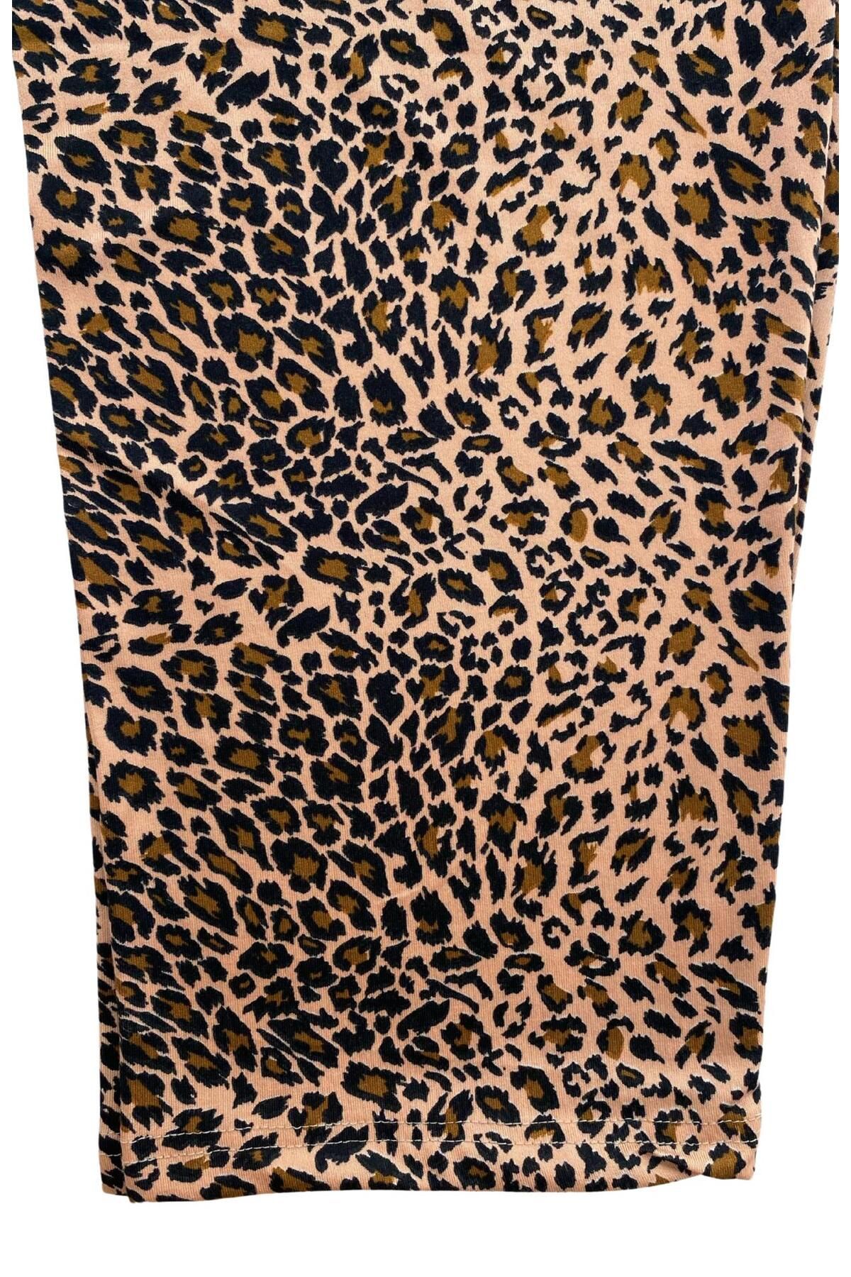 DoDe Flora Kadın Leopar Desenli Pijama Altı Milan - 103