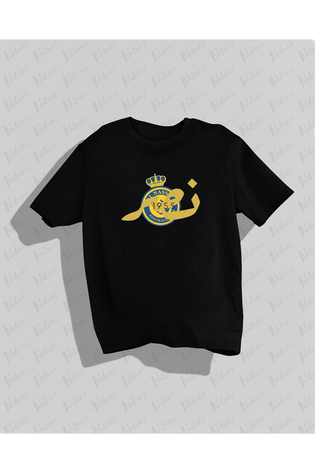 Nulivez AL-NASSR Tasarımı Baskılı Yüksek Kalite Kompakt Unisex Oversize T-Shirt
