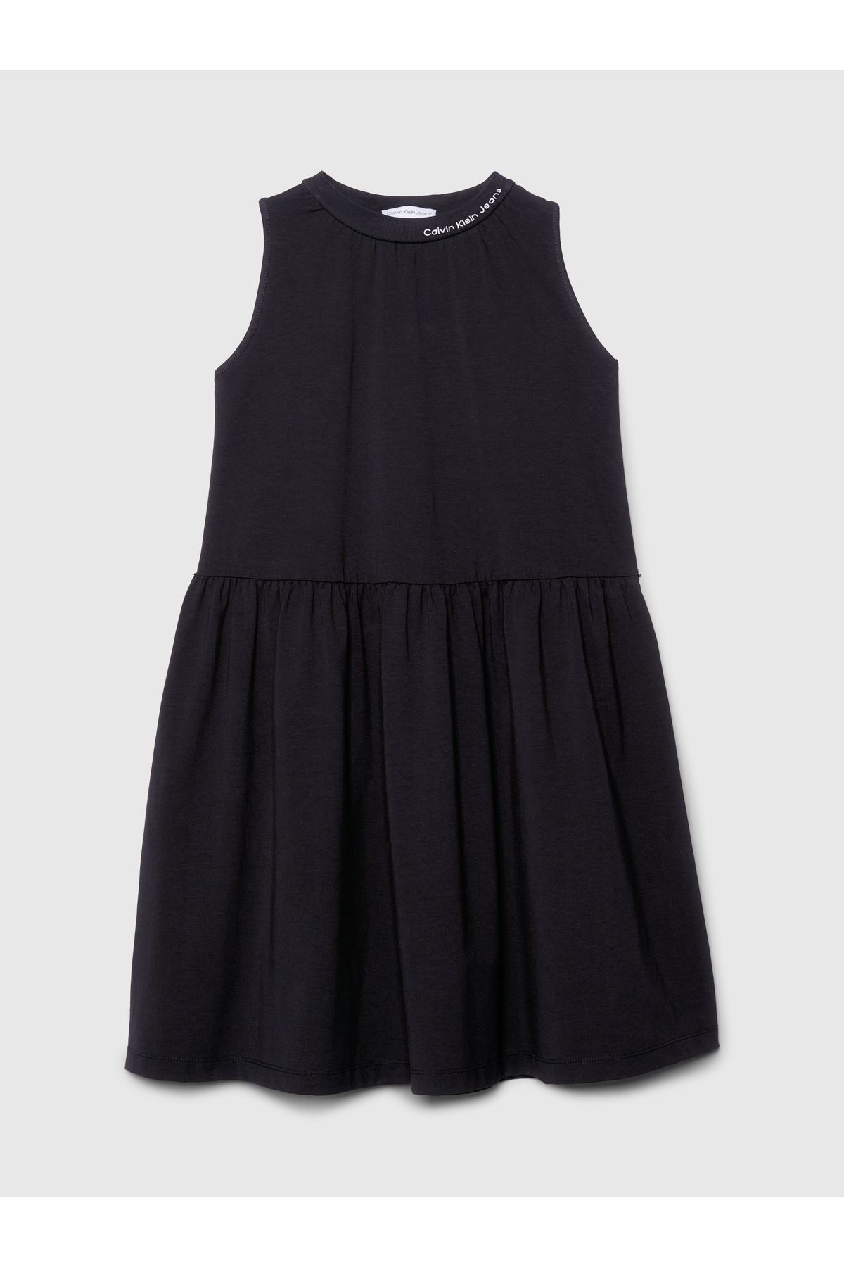 Calvin Klein-Girls Black Flare Dress 1