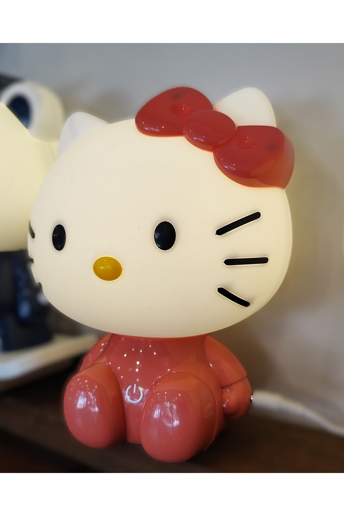 ada çanta kırtasiye Hello Kitty Figür büyük boy masa üstü gece lambası 3 kademeli ışık (20cm*17cm) AD4952