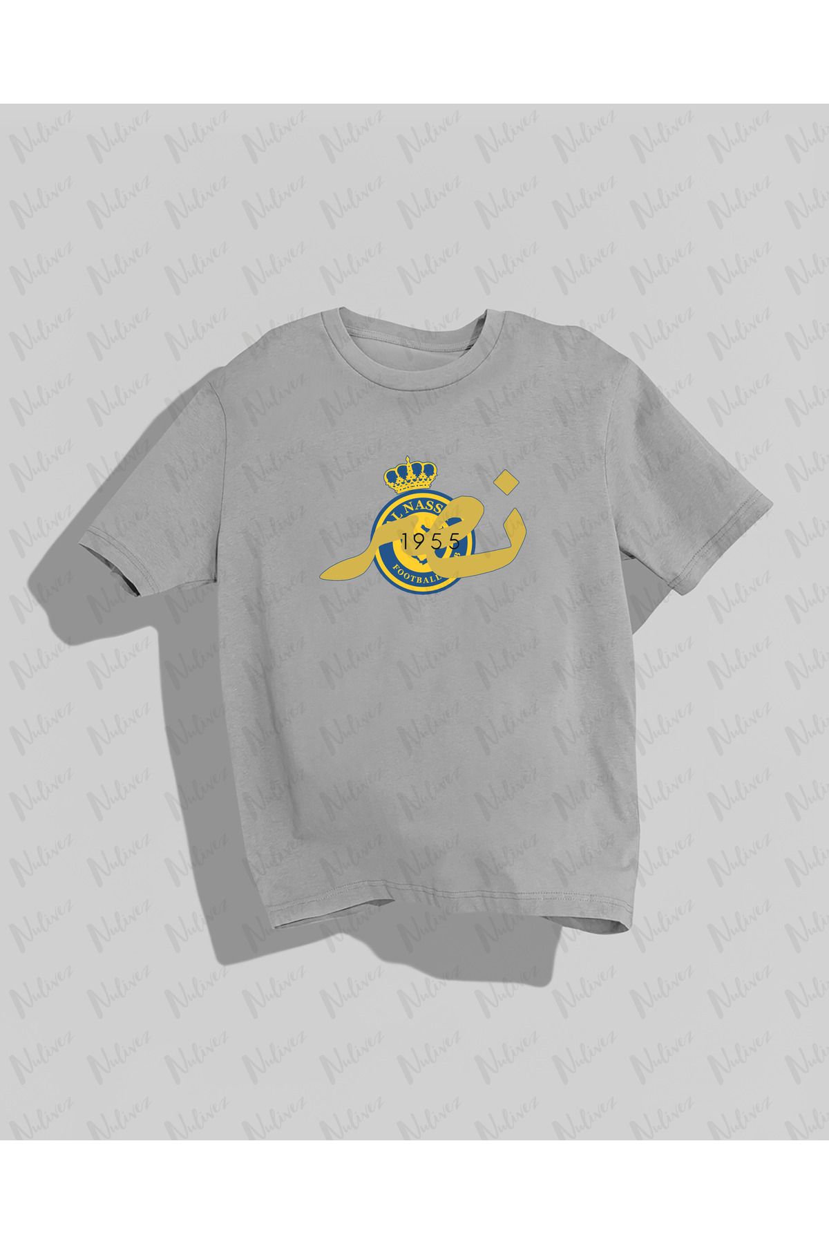 Nulivez AL-NASSR Tasarımı Baskılı Yüksek Kalite Kompakt Unisex Oversize T-Shirt