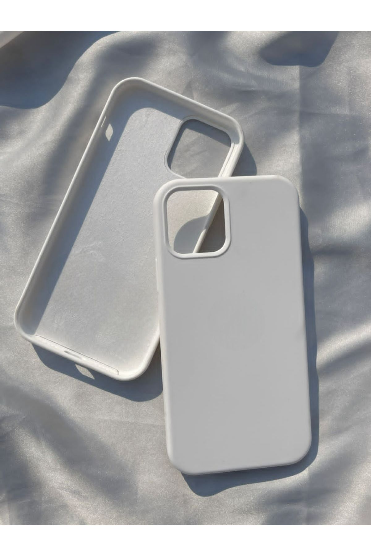 CaseKİdükkan Iphone 13 Ve 14 Ile Uyumlu Lansman Silikon Kılıf Premium A Class - Beyaz