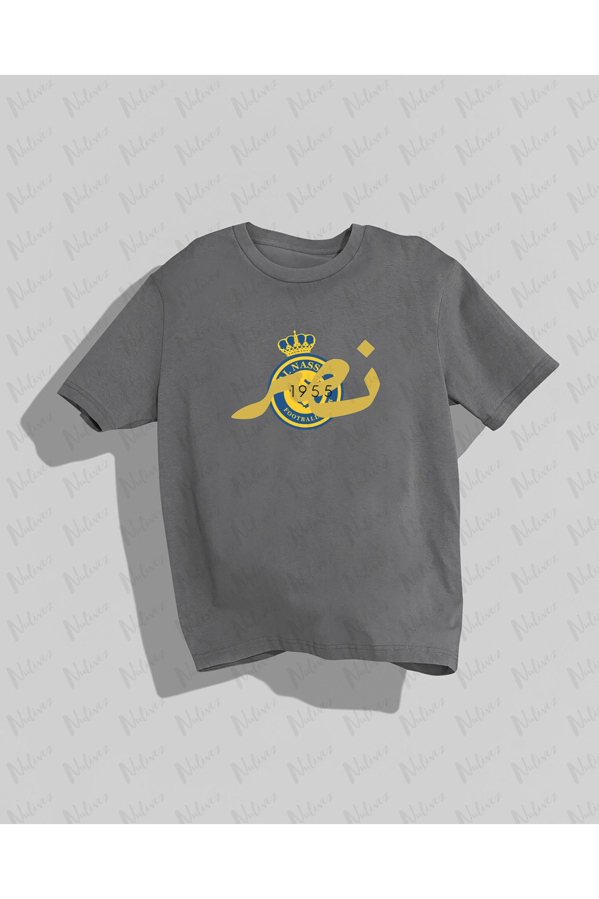Nulivez AL-NASSR Tasarımı Baskılı Yüksek Kalite Kompakt Unisex Oversize T-Shirt