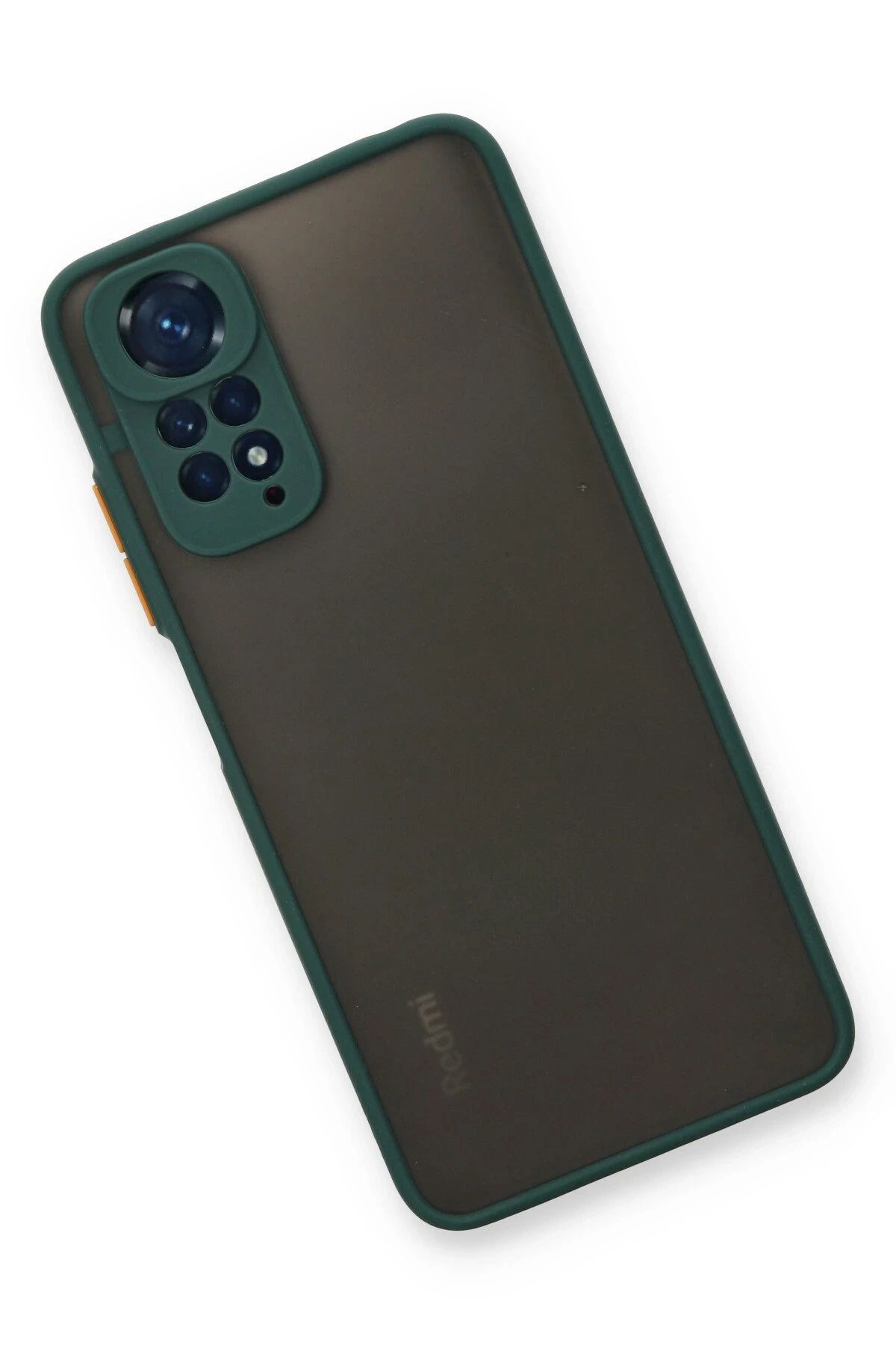 NewFace Xiaomi Redmi Note 11 Kılıf Montreal Silikon Kapak - Yeşil WLZOR