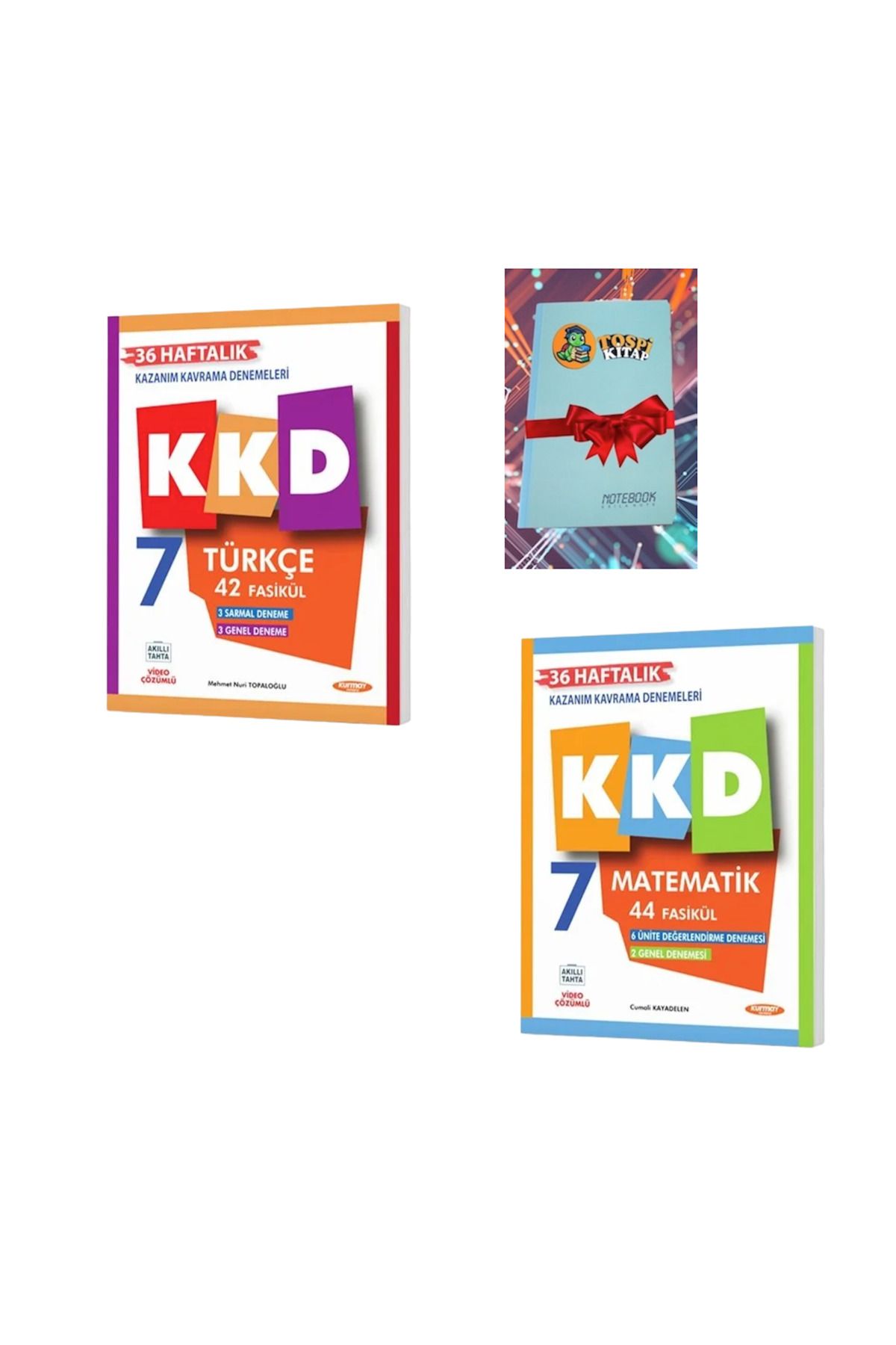 Fenomen Yayıncılık 7 MATEMATİK + TÜRKÇE Haftalık Kazanım Kavrama (DEFTER HEDİYE) ATG