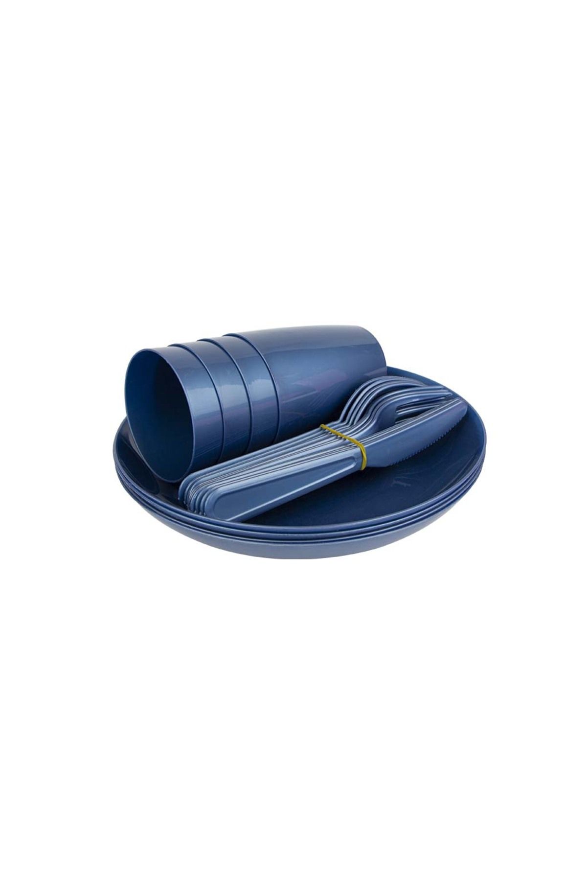Ar Armese-Picnic Set Practical Does Not Take up Space Picnic Plate Set Picnic Utensils 20 Pieces for 4 People 4