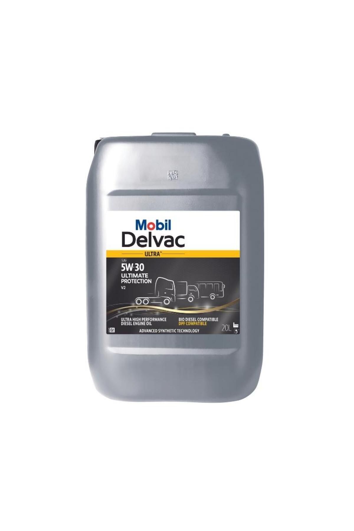 Mobil Delvac 5W-30 Ultimate Protection V2 Dizel Motor Yağı 20 Lt
