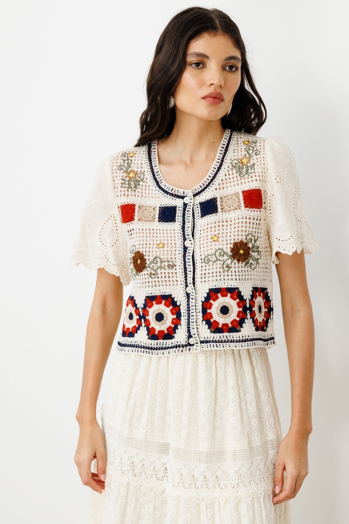 ON-Knitted Crop Cardigan 4