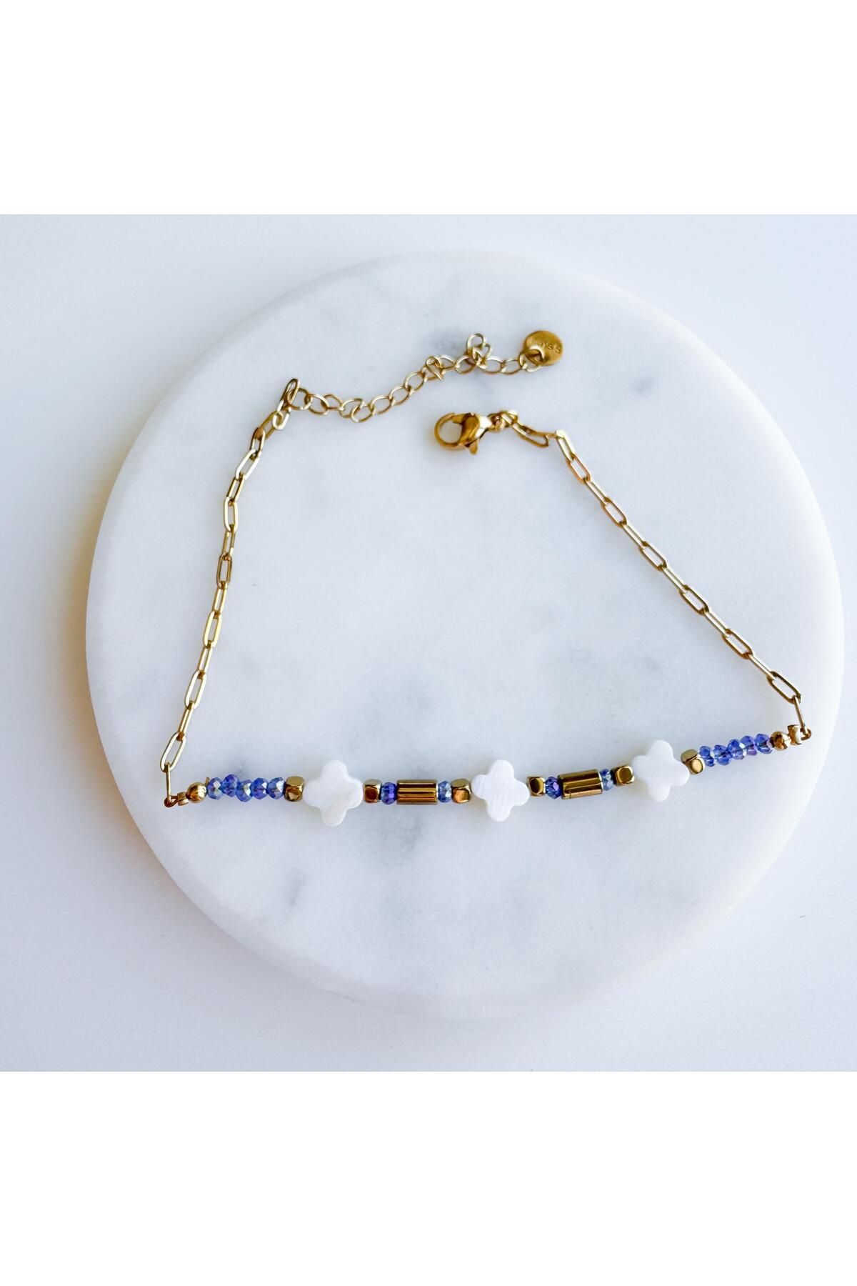 Venus Design Çelik Boncuk Halhal