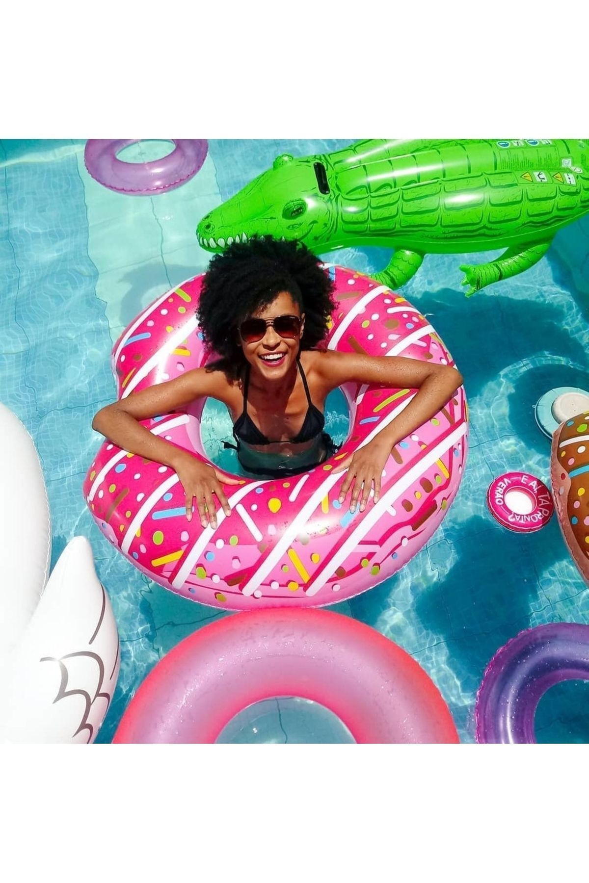 BESTWAY Donut Simit - Şişme Donut Simit -deniz Şişme Donut Simit-deniz Simit Donut-şişme Simit Donut 107 Cm