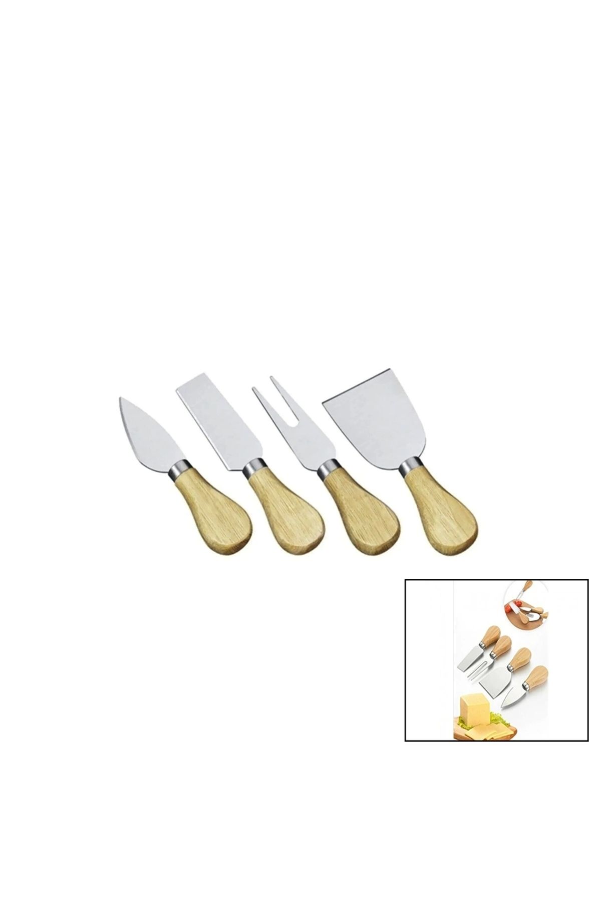 STOREMAX 4 PARÇA PEYNİR BIÇAK SETİ CHEESE KİNFE SET (5047)