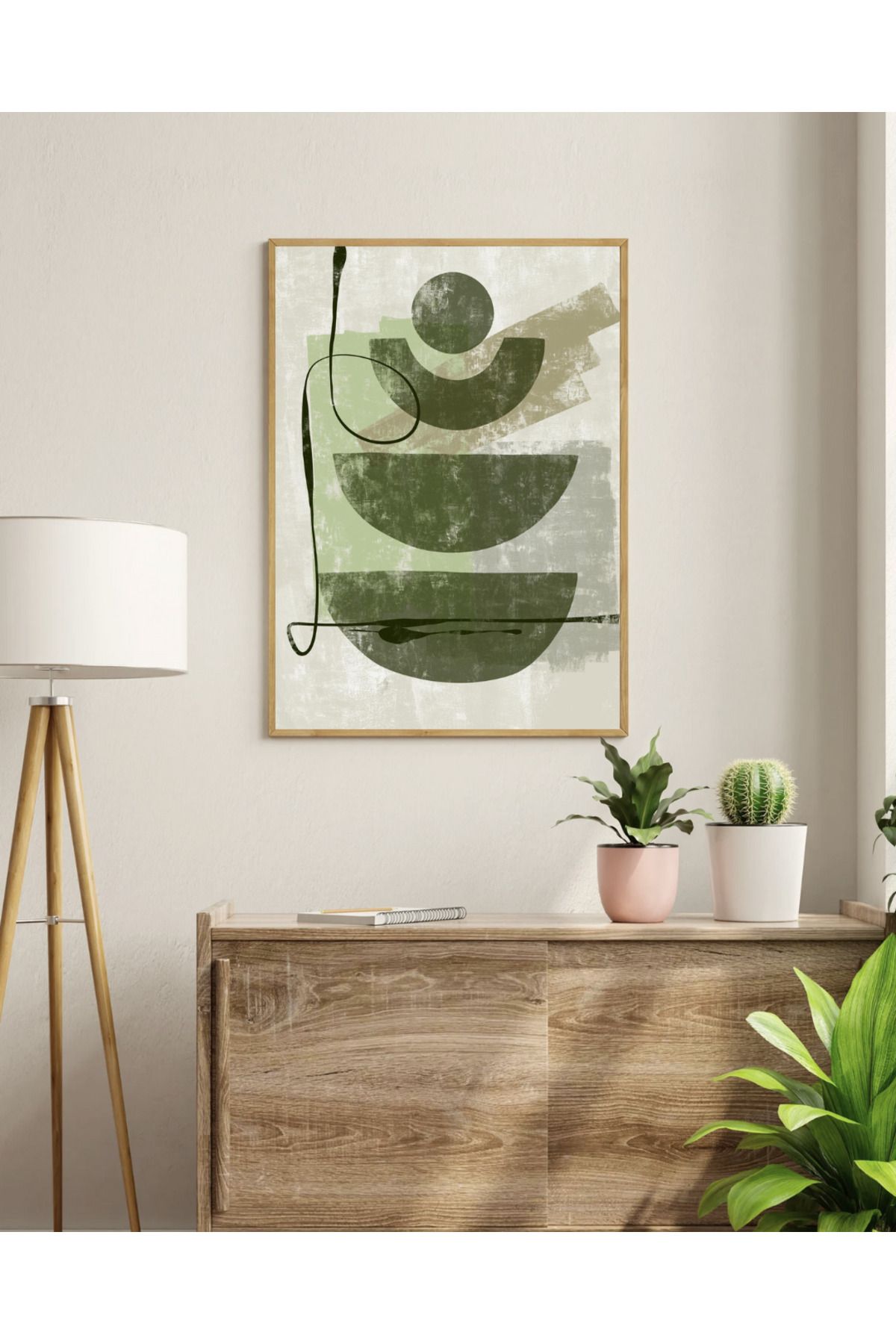 woodhomeworks tek parça salon ofis dekor tablo