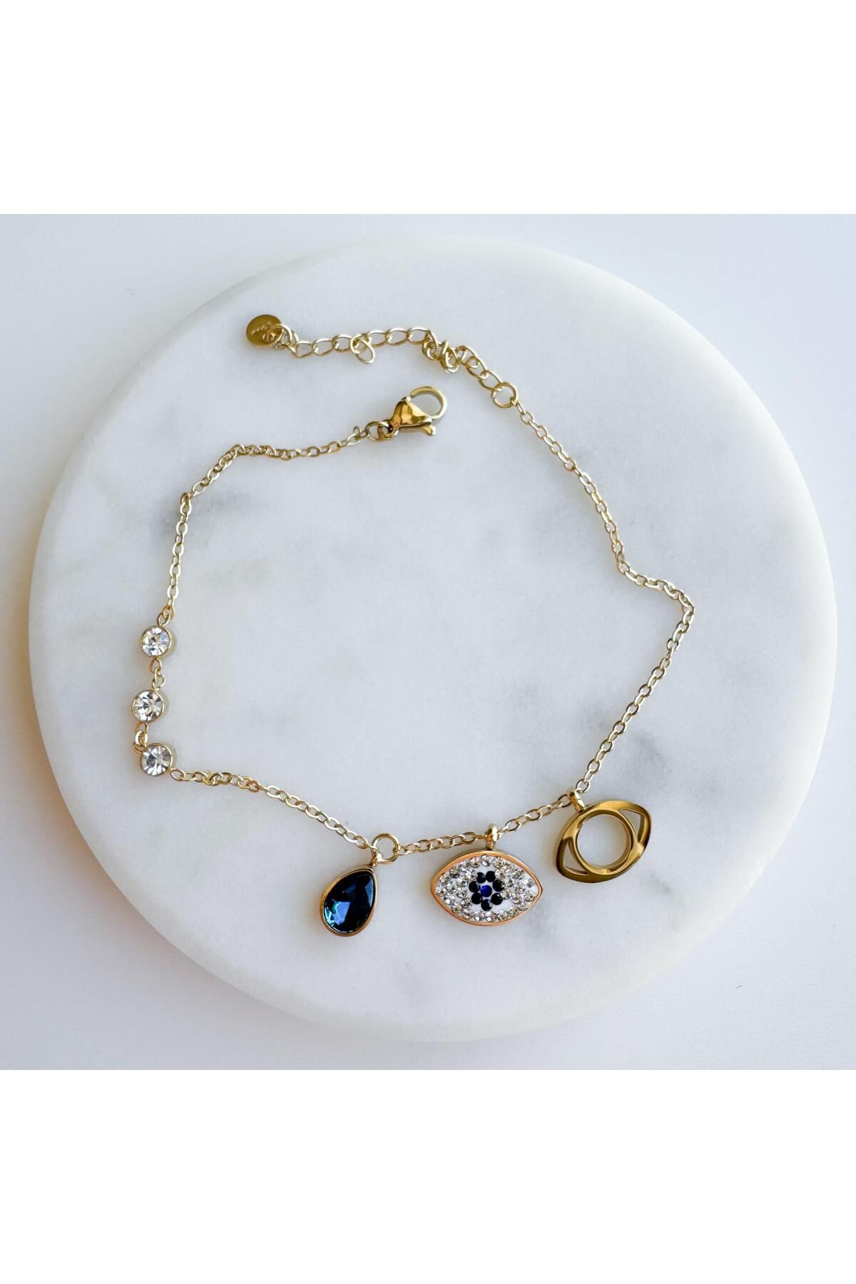 Venus Design Çelik Nazarlı Halhal