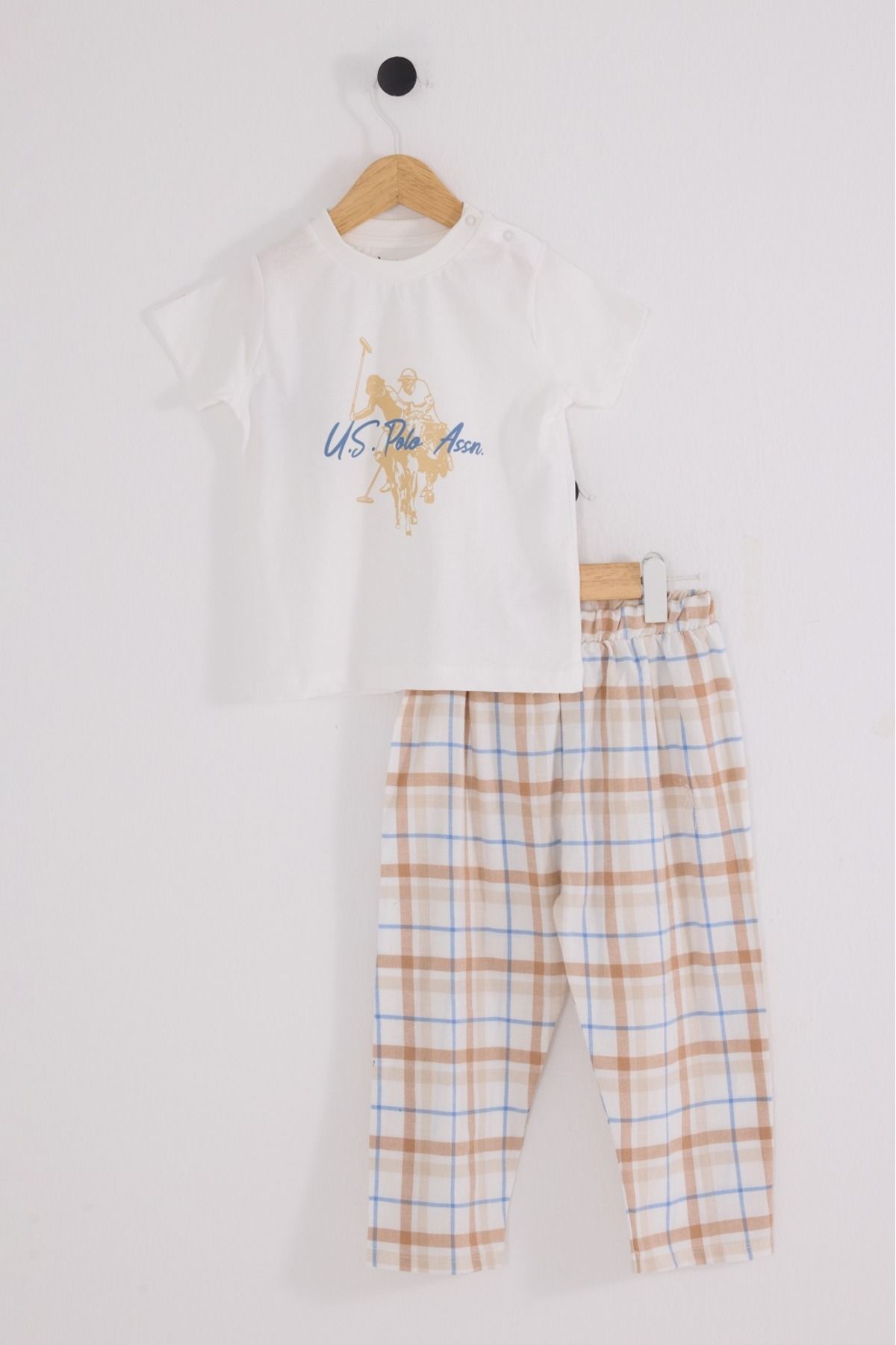 U.S. Polo Assn. U.S. Polo Assn. Erkek Bebek Krem Bebek Takım