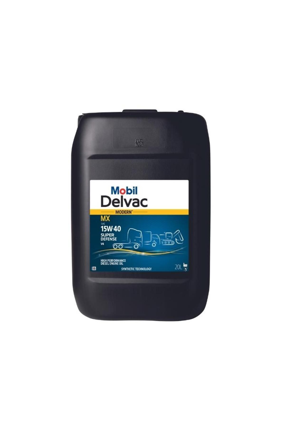 Mobil Delvac 15W-40 Super Defense V4 Dizel Motor Yağı - 20 Lt.