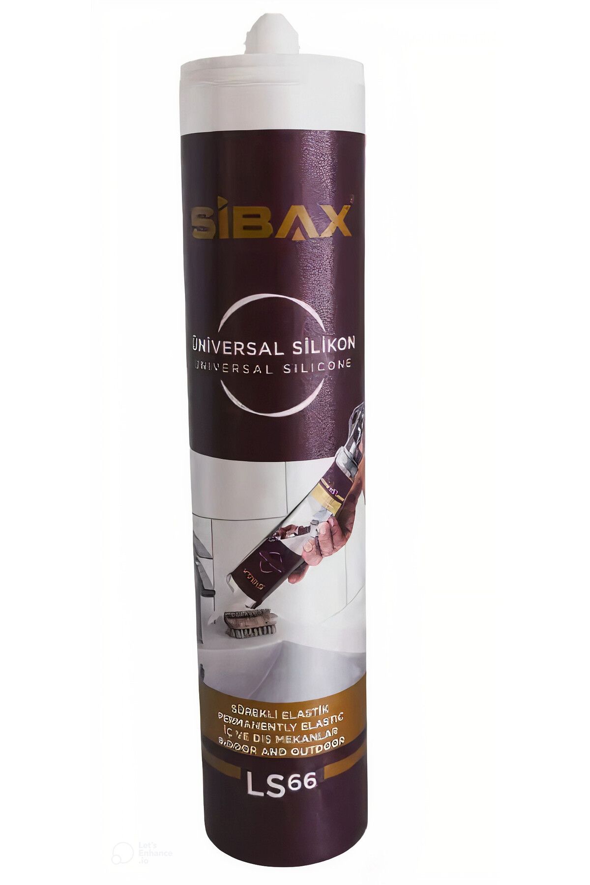 SİBAX LS66 SİLİKON 280 gr BEYAZ