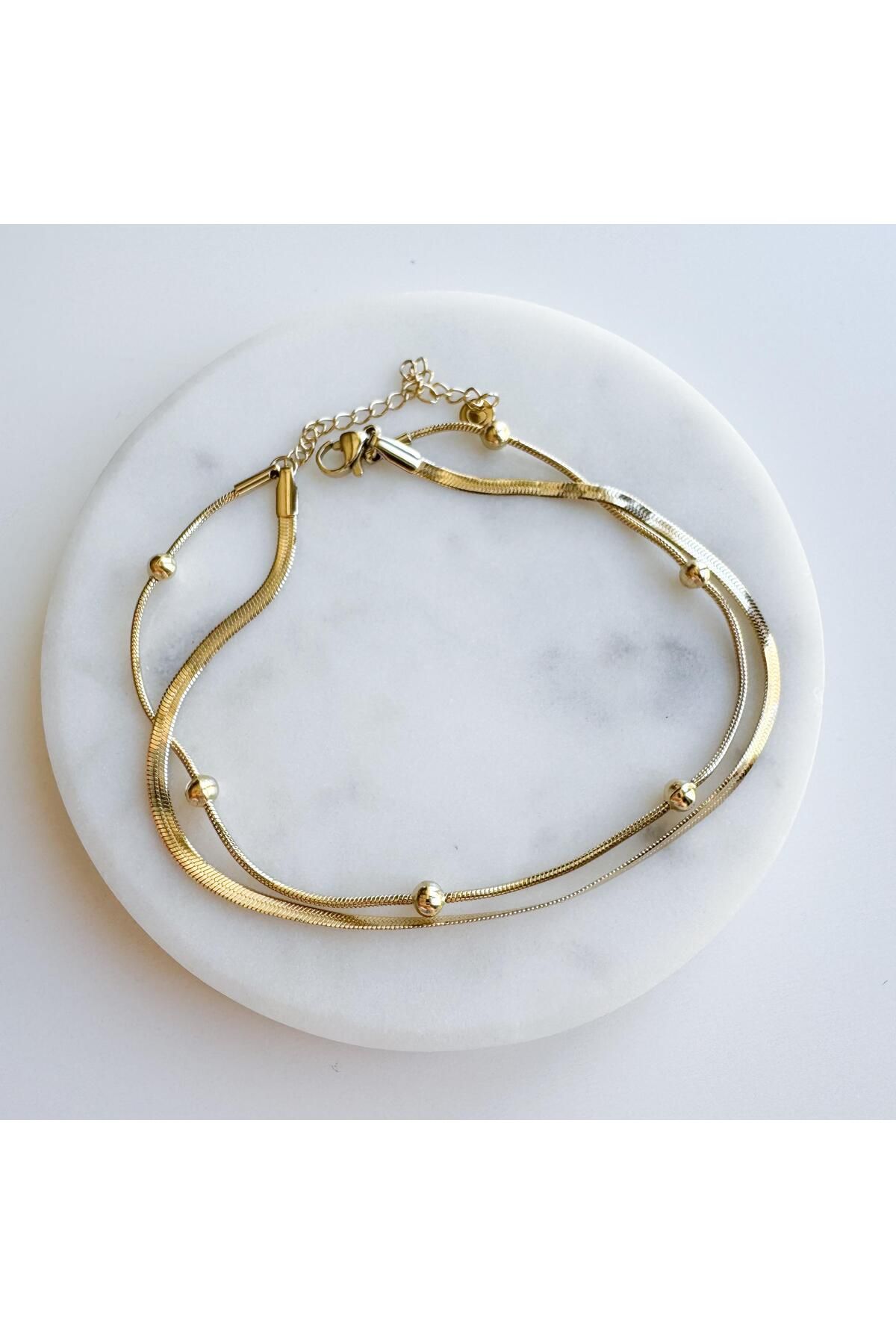 Venus Design Çelik 2li Zincir Halhal