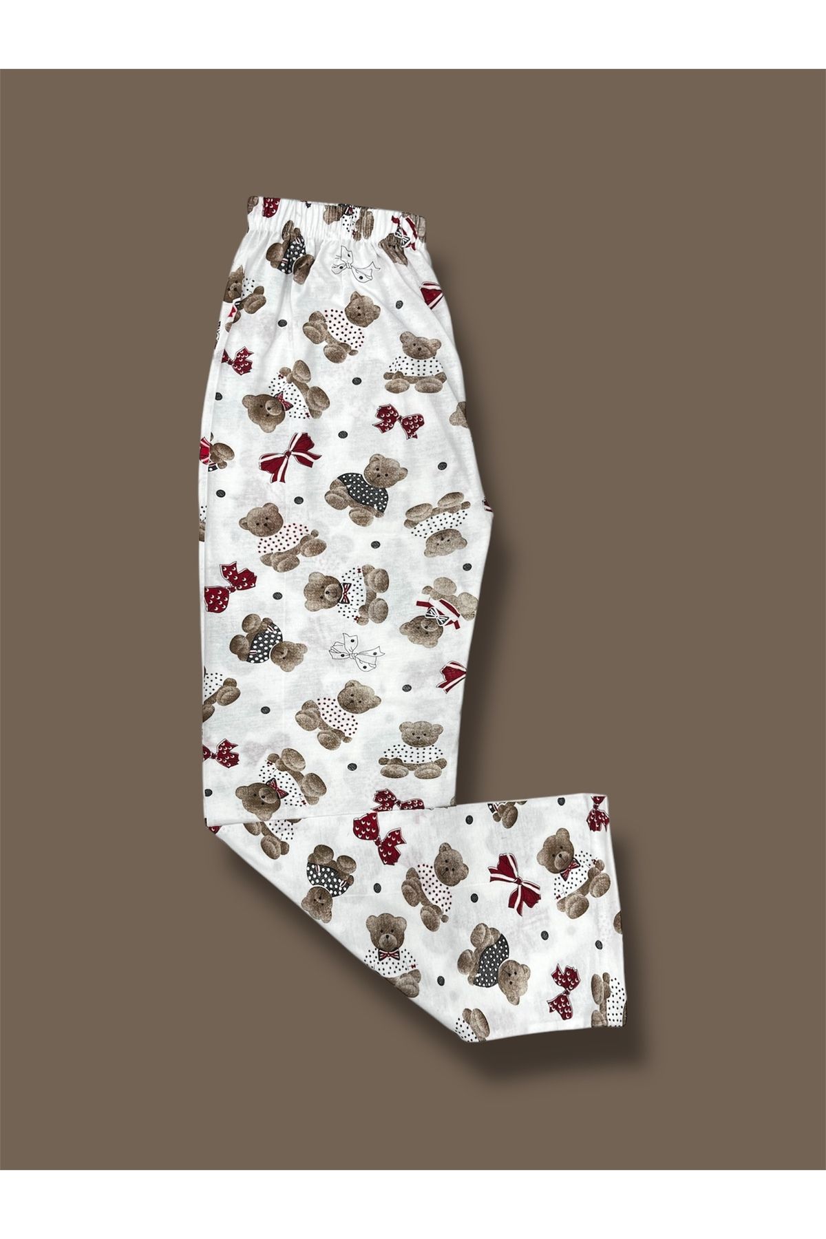 Erdenay Tekstil Desenli Penye Kadın Pijama Altı