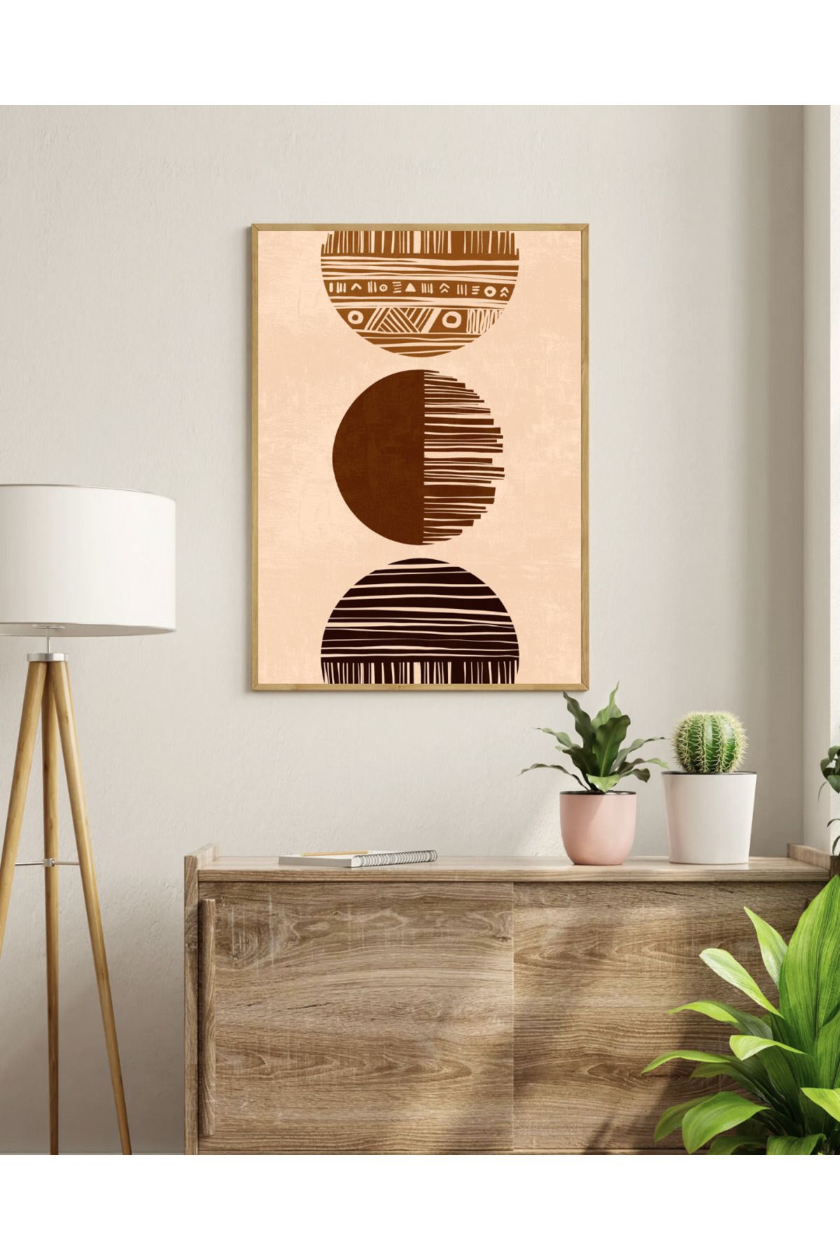 woodhomeworks tek parça salon ofis dekor tablo