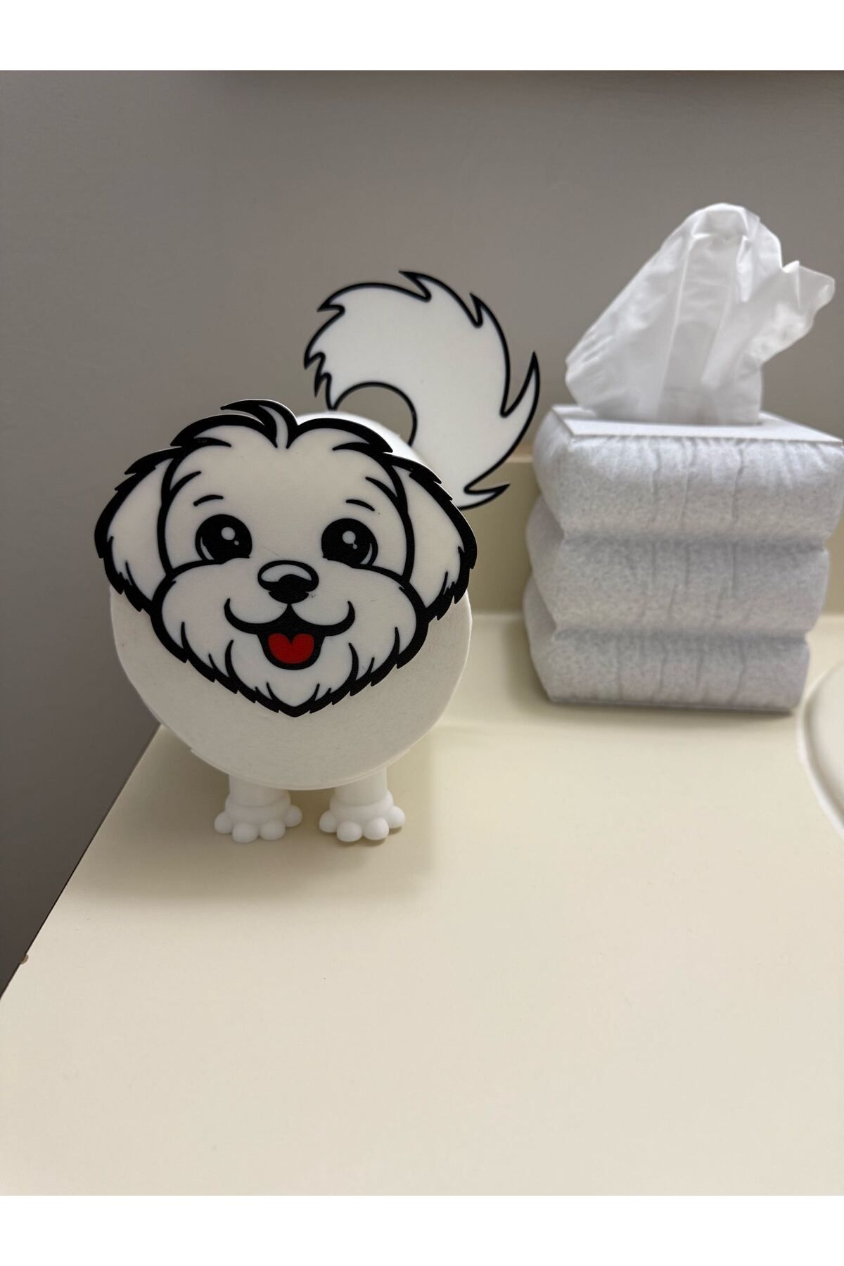 GİT3D Köpek Tuvalet Kağıdı Banyo Dekoru