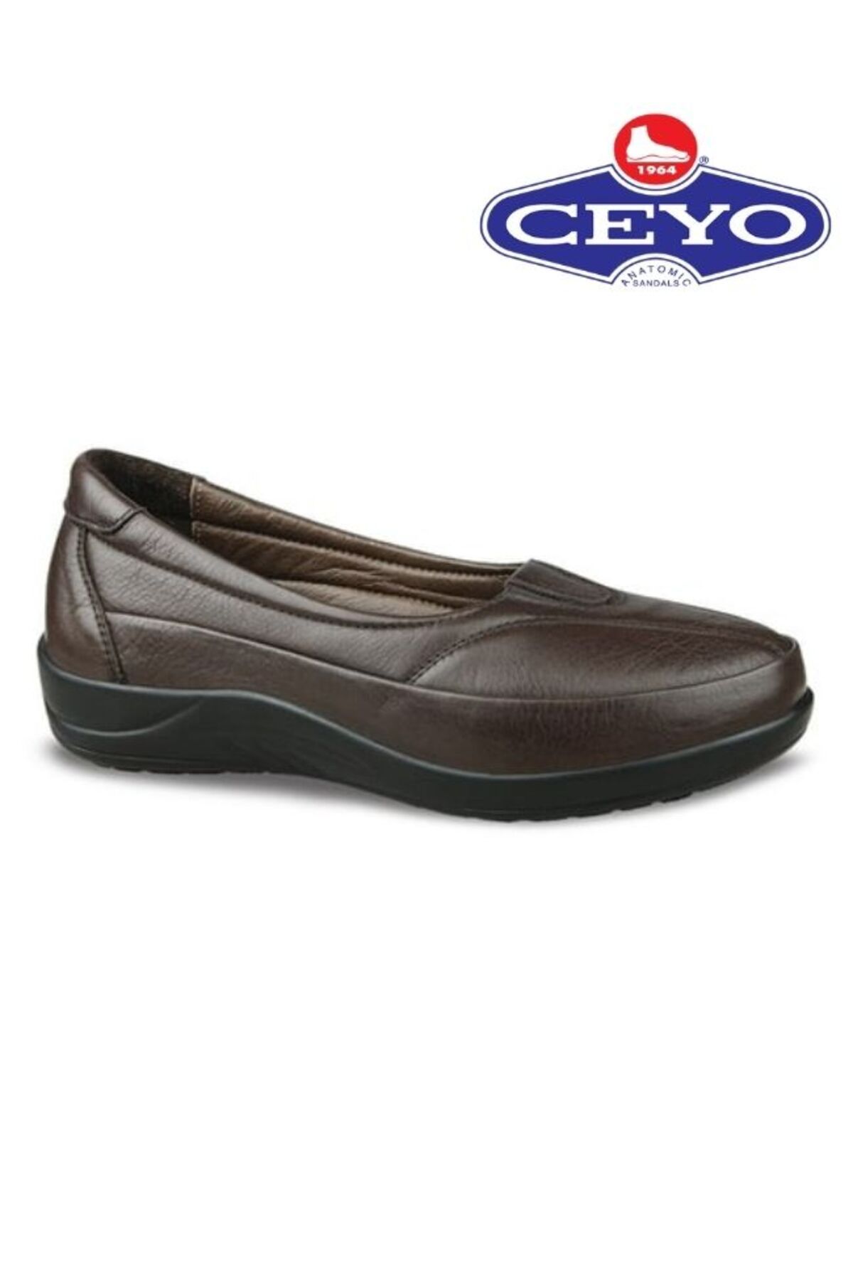 Ceyo Hakiki Deri Ortopedik Comfort Taban Kadın Günlük Ayakkabı