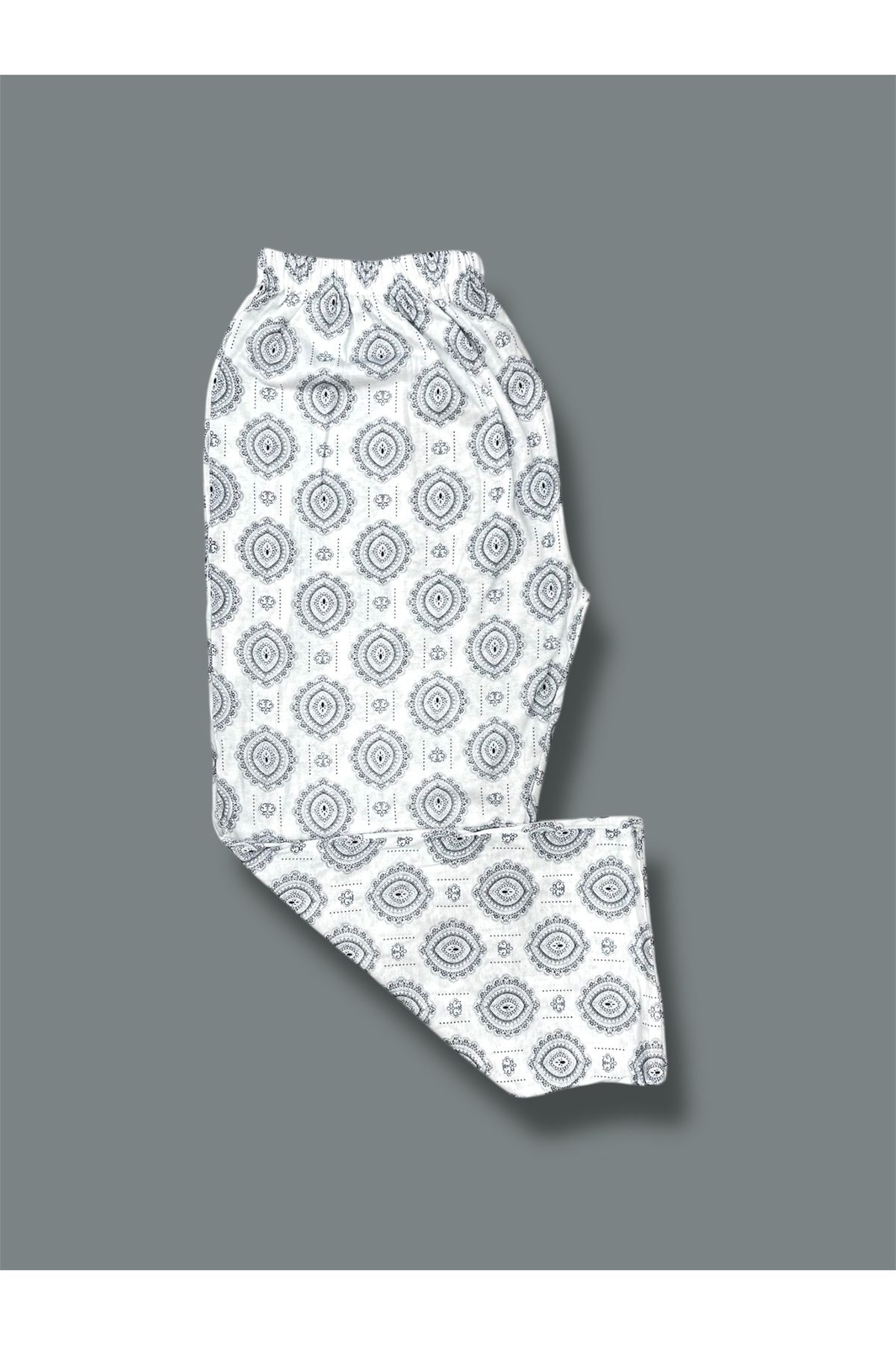 Erdenay Tekstil Desenli Penye Kadın Pijama Altı