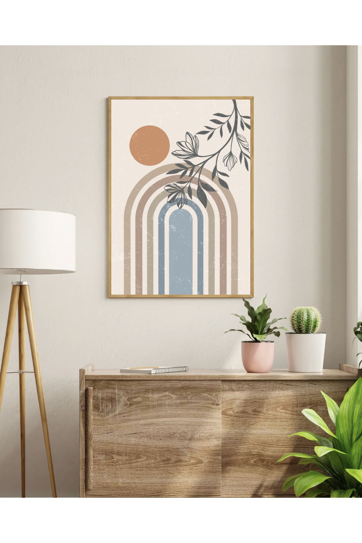 woodhomeworks tek parça salon ofis dekor tablo