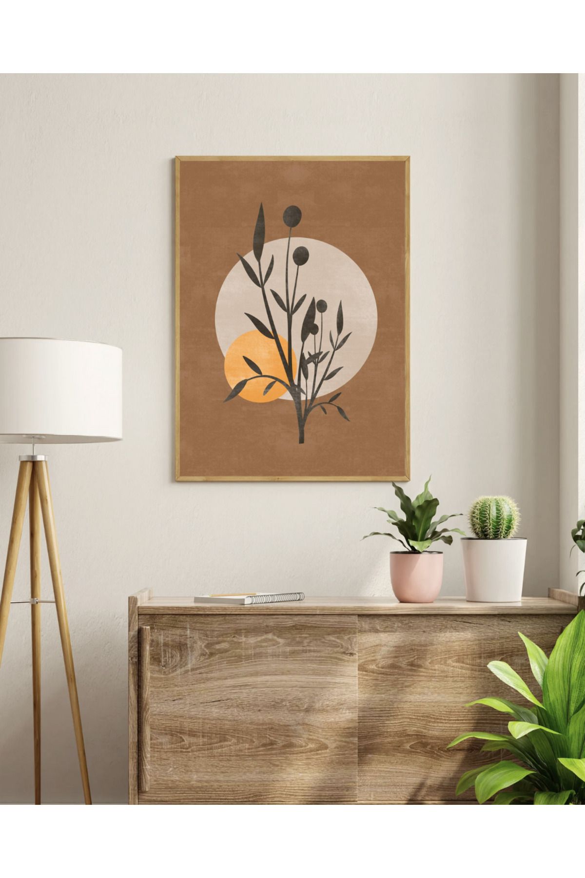 woodhomeworks tek parça salon ofis dekor tablo