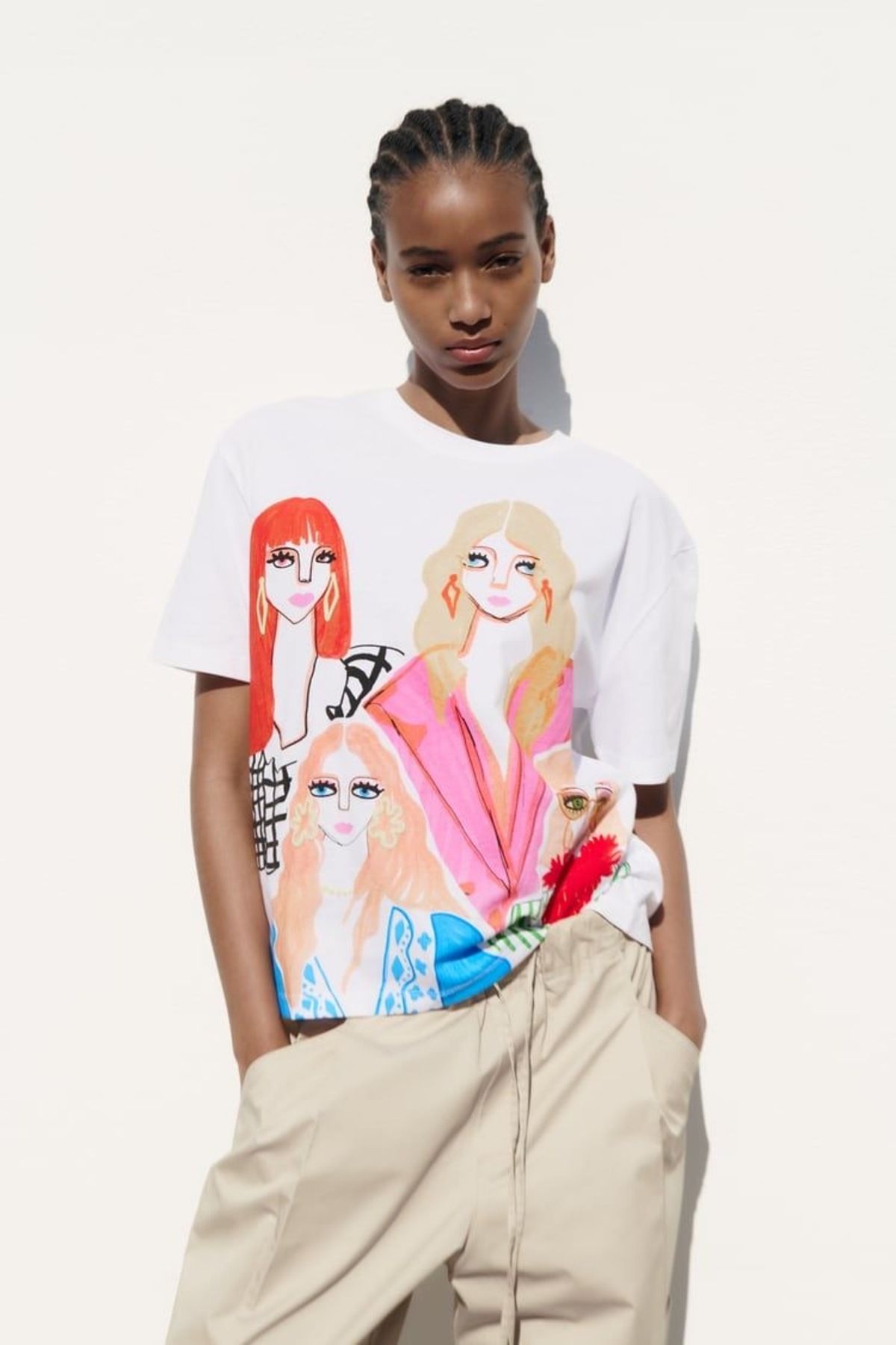 Jose Clothing Oversize Kesim Kısa Kollu Baskılı T-shirt