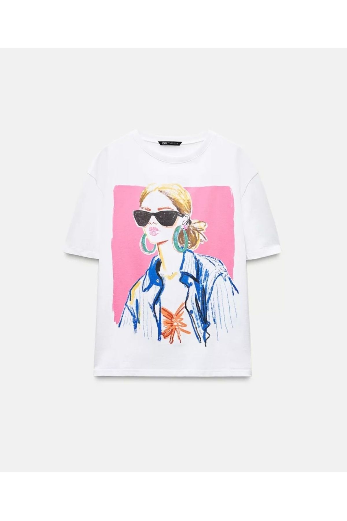 Jose Clothing Oversize Kesim Kısa Kollu Baskılı T-shirt