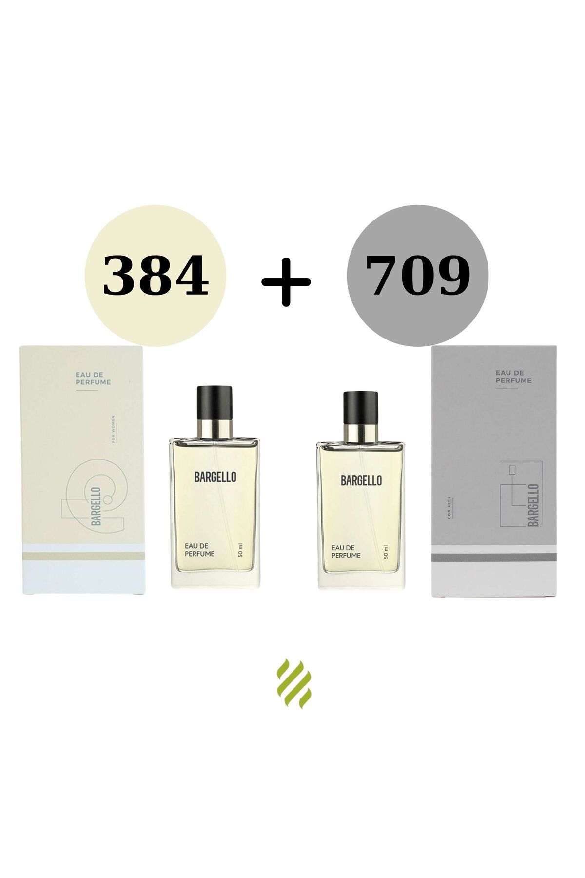 Bargello Parfüm Seti Kadın 384 Oriental 50 ML 709 ERKEK 50 ml PARFÜM EDP ORIENTAL