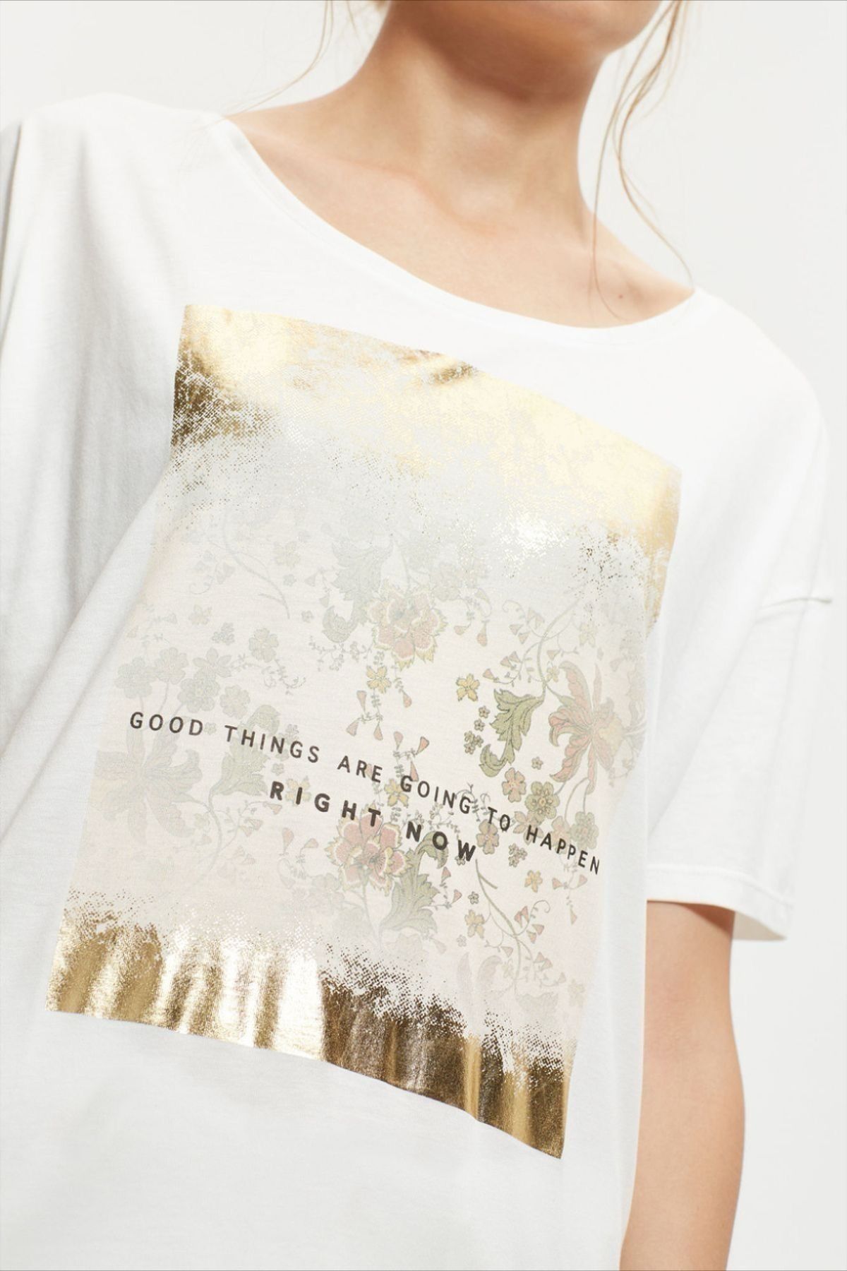 Jose Clothing Oversize Kesim Kısa Kollu Baskılı T-shirt