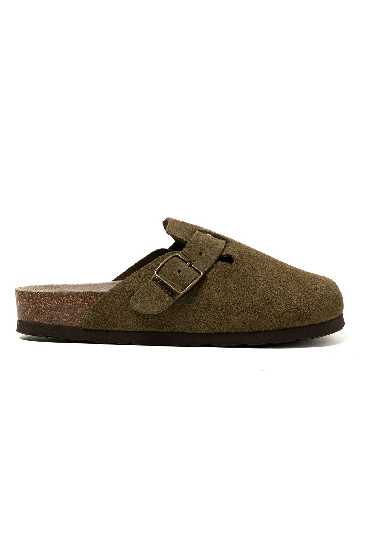 Genuins Kadın / Kız Terlik RIVA G105944 Genuins Velour Kaki