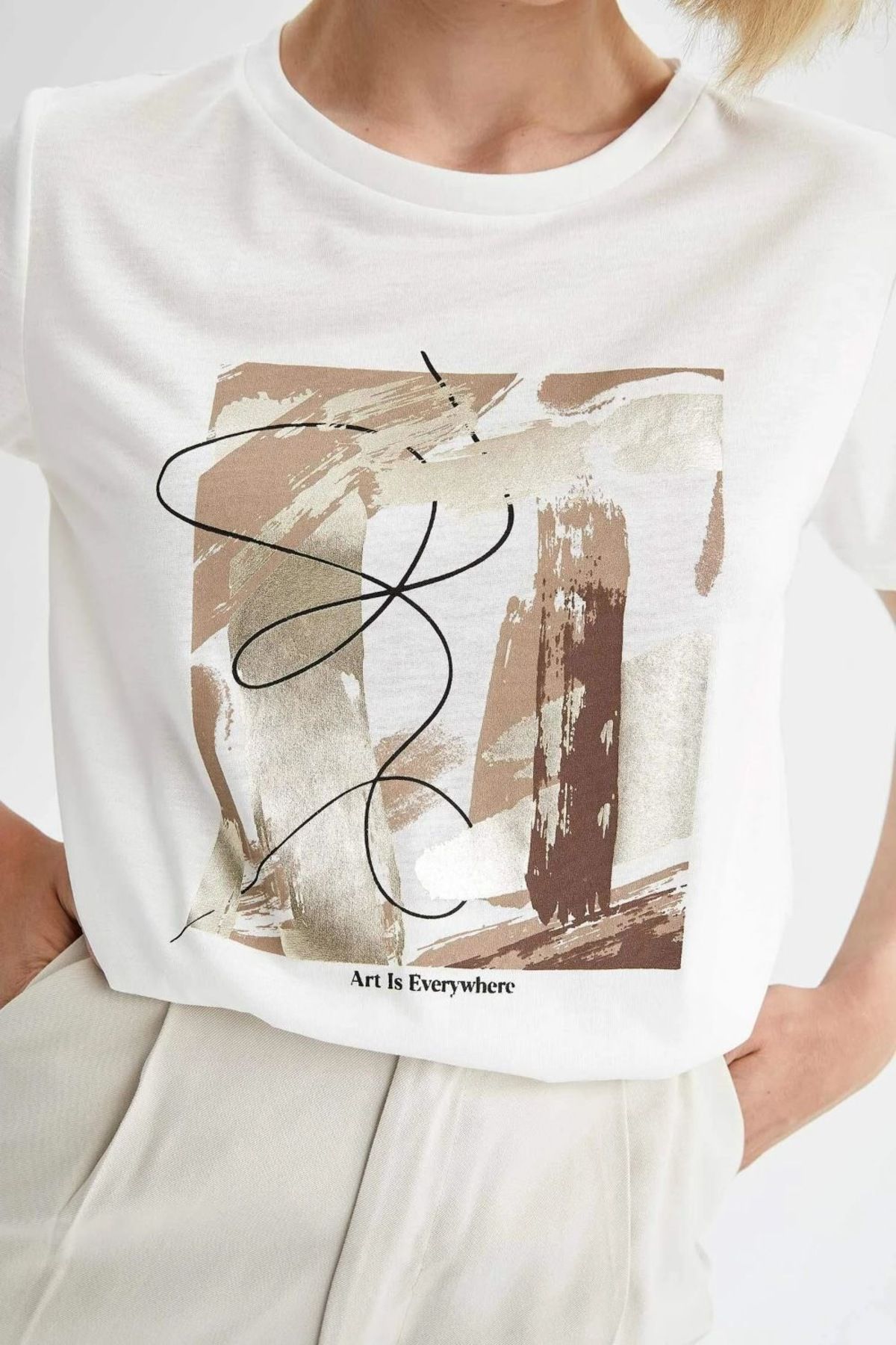 Jose Clothing Oversize Kesim Kısa Kollu Baskılı T-shirt