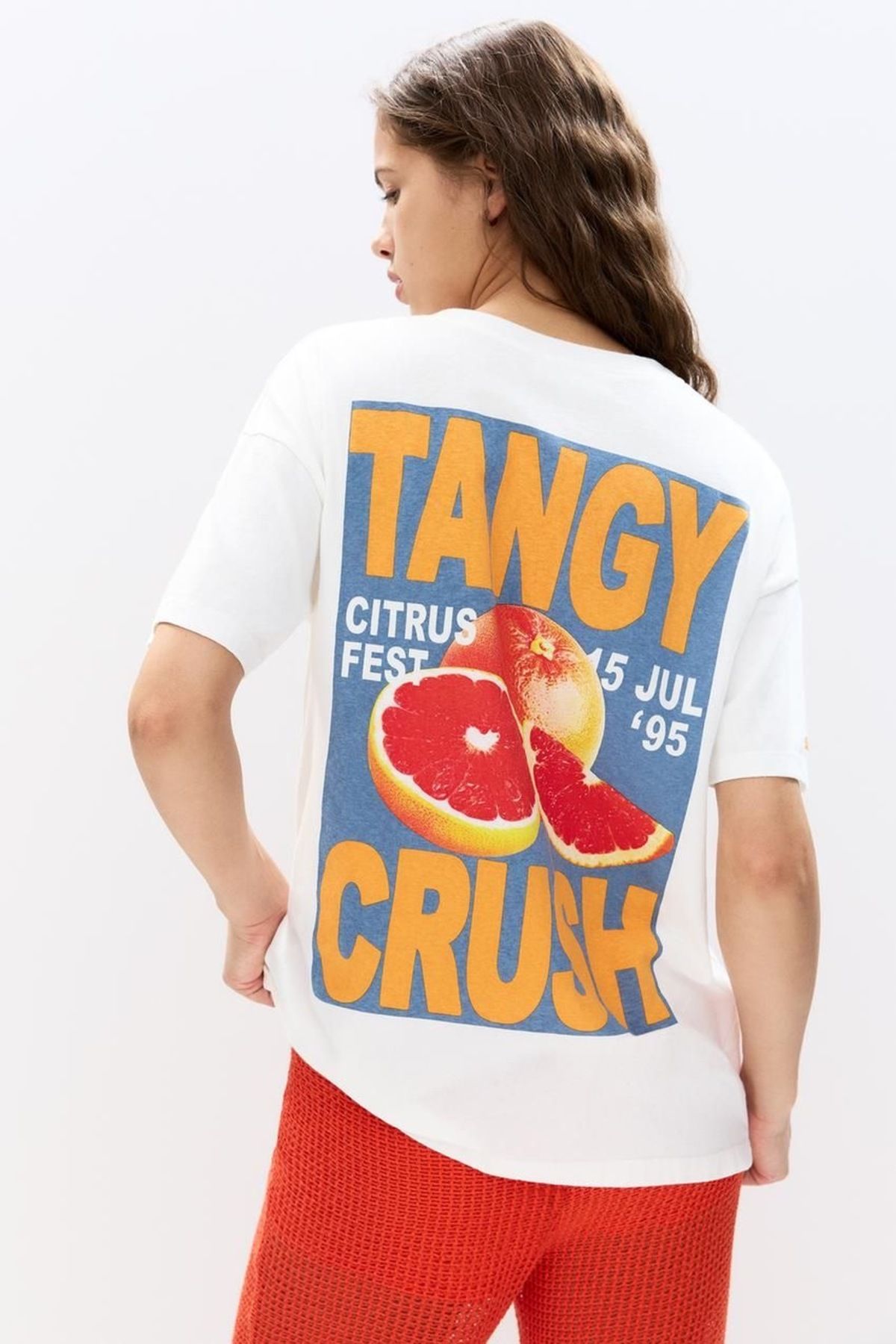 Jose Clothing Oversize Kesim Kısa Kollu Baskılı T-shirt