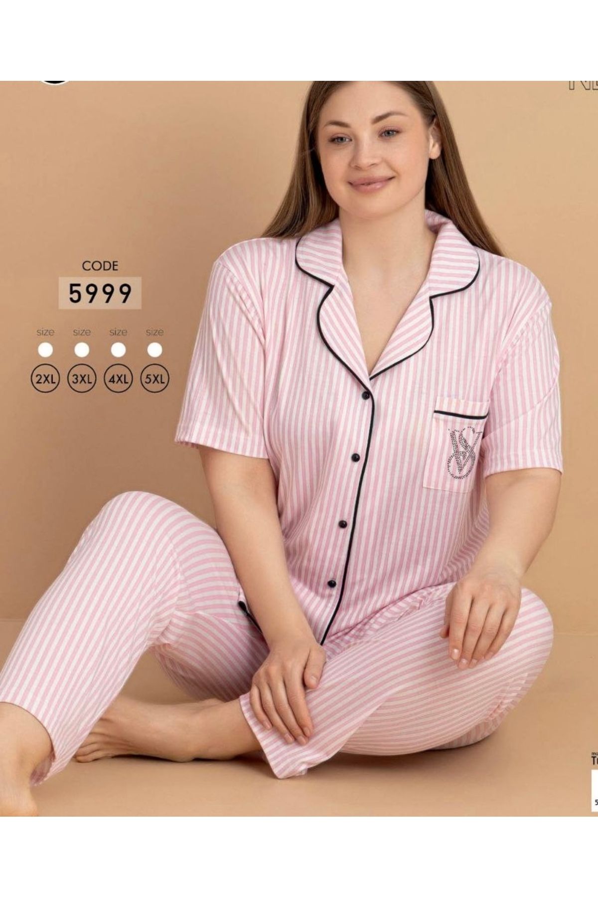 Pijamacım Battal beden pijama takımı