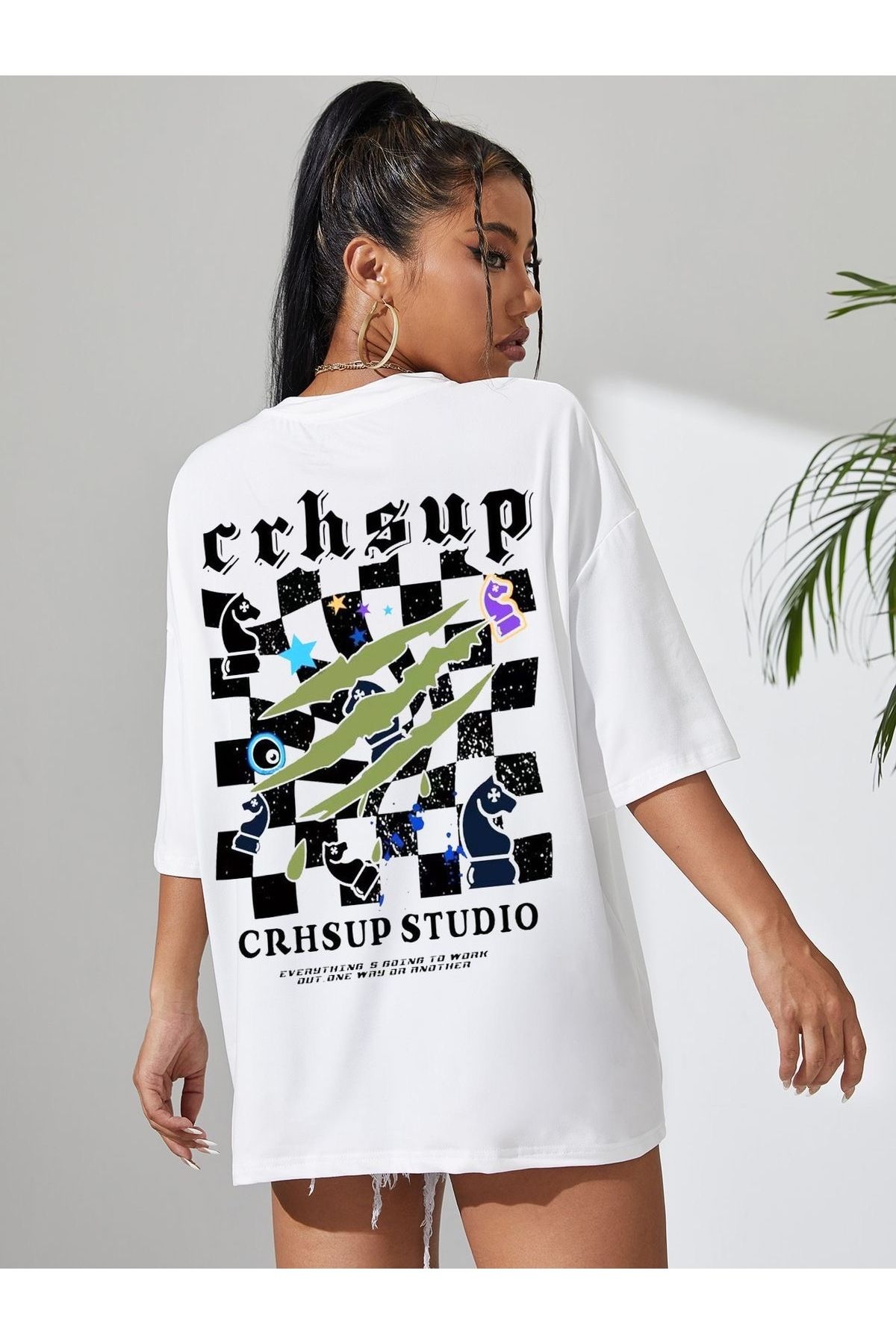 Jose Clothing Oversize Kesim Kısa Kollu Baskılı T-shirt