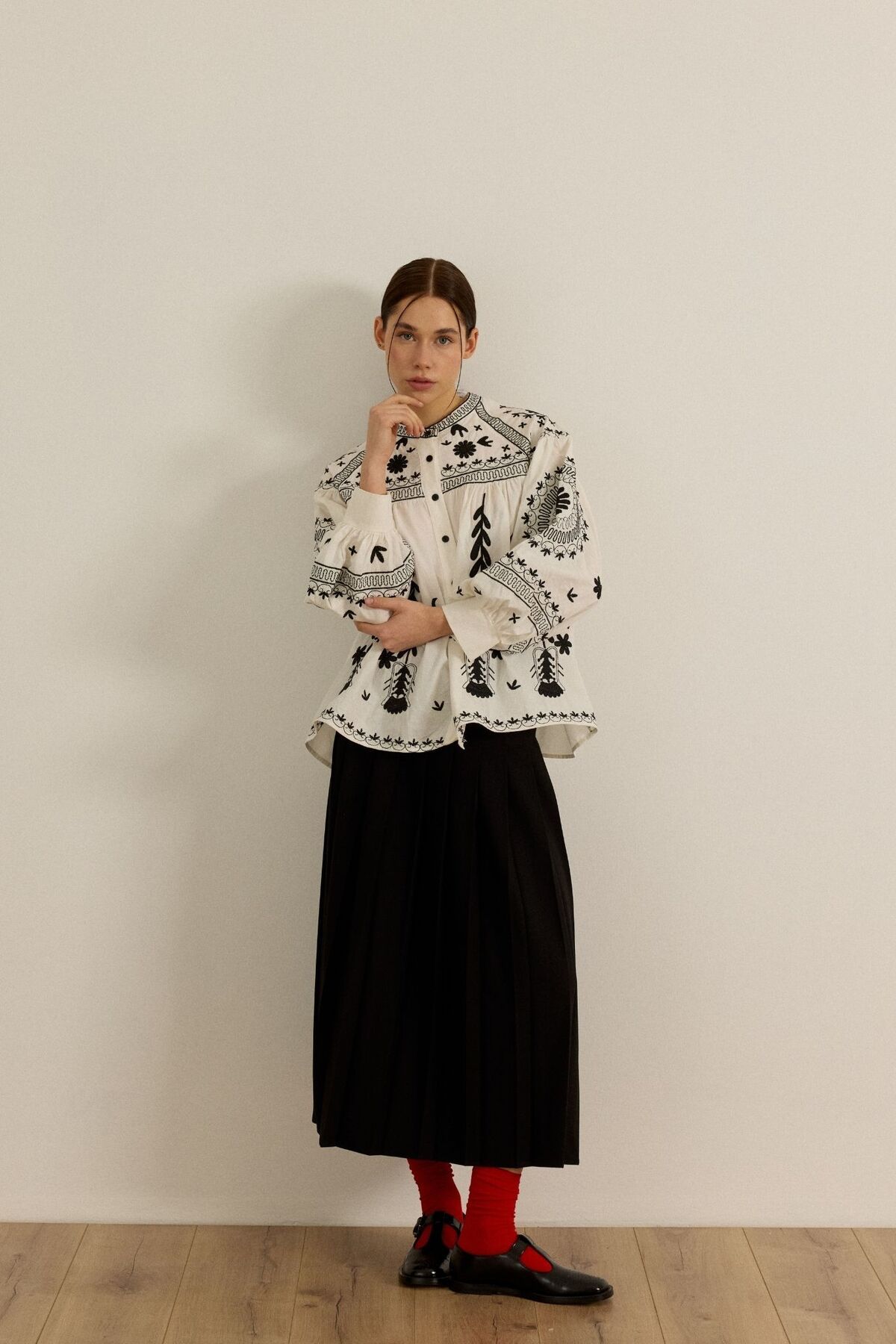 Beju be Pileli Etek - Obsidian Black