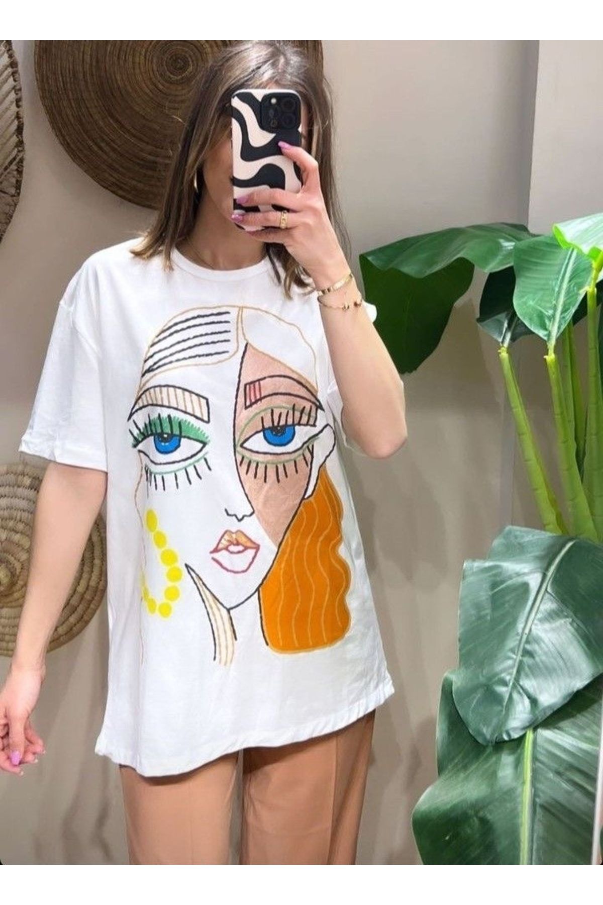 Jose Clothing Oversize Kesim Kısa Kollu Baskılı T-shirt