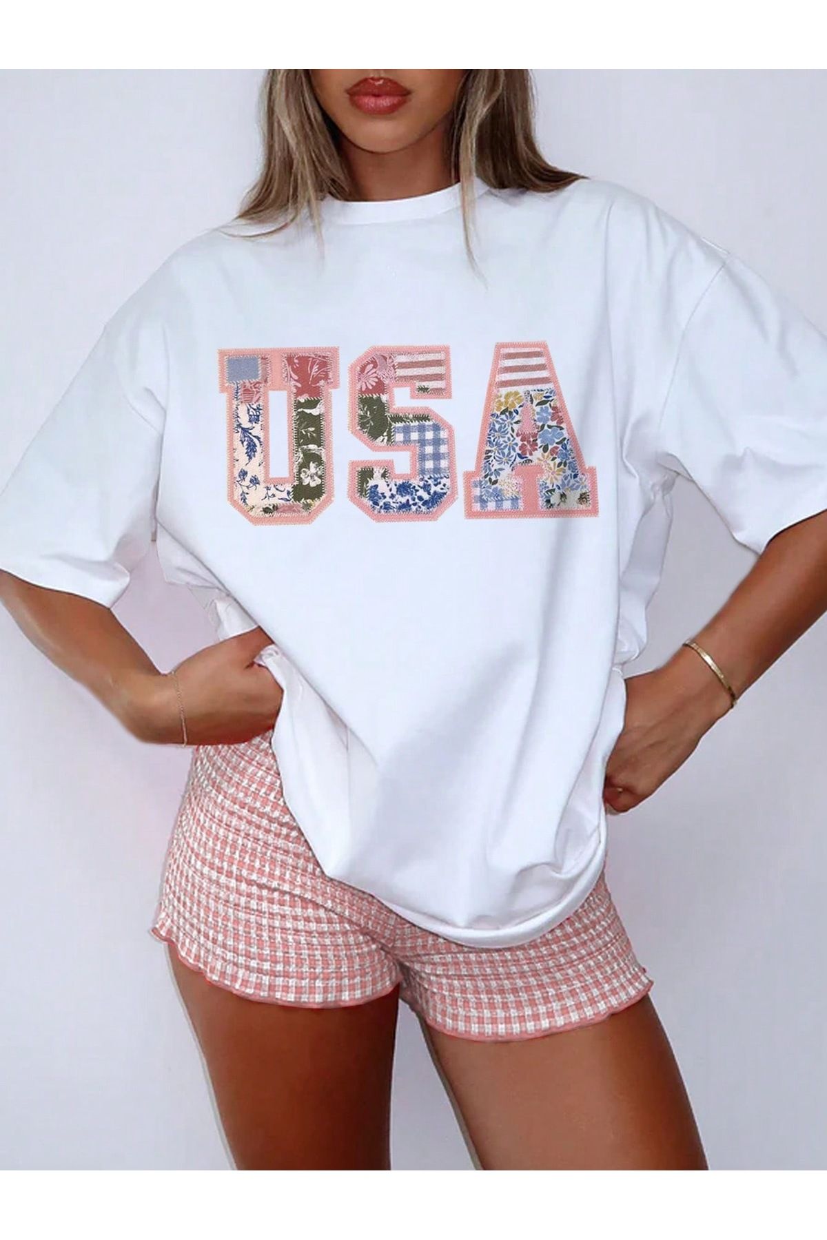 Jose Clothing Oversize Kesim Kısa Kollu Baskılı T-shirt